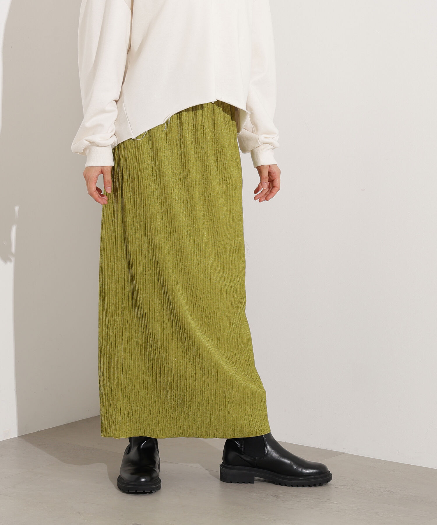  「シュリンクナロースカート」|スカート|