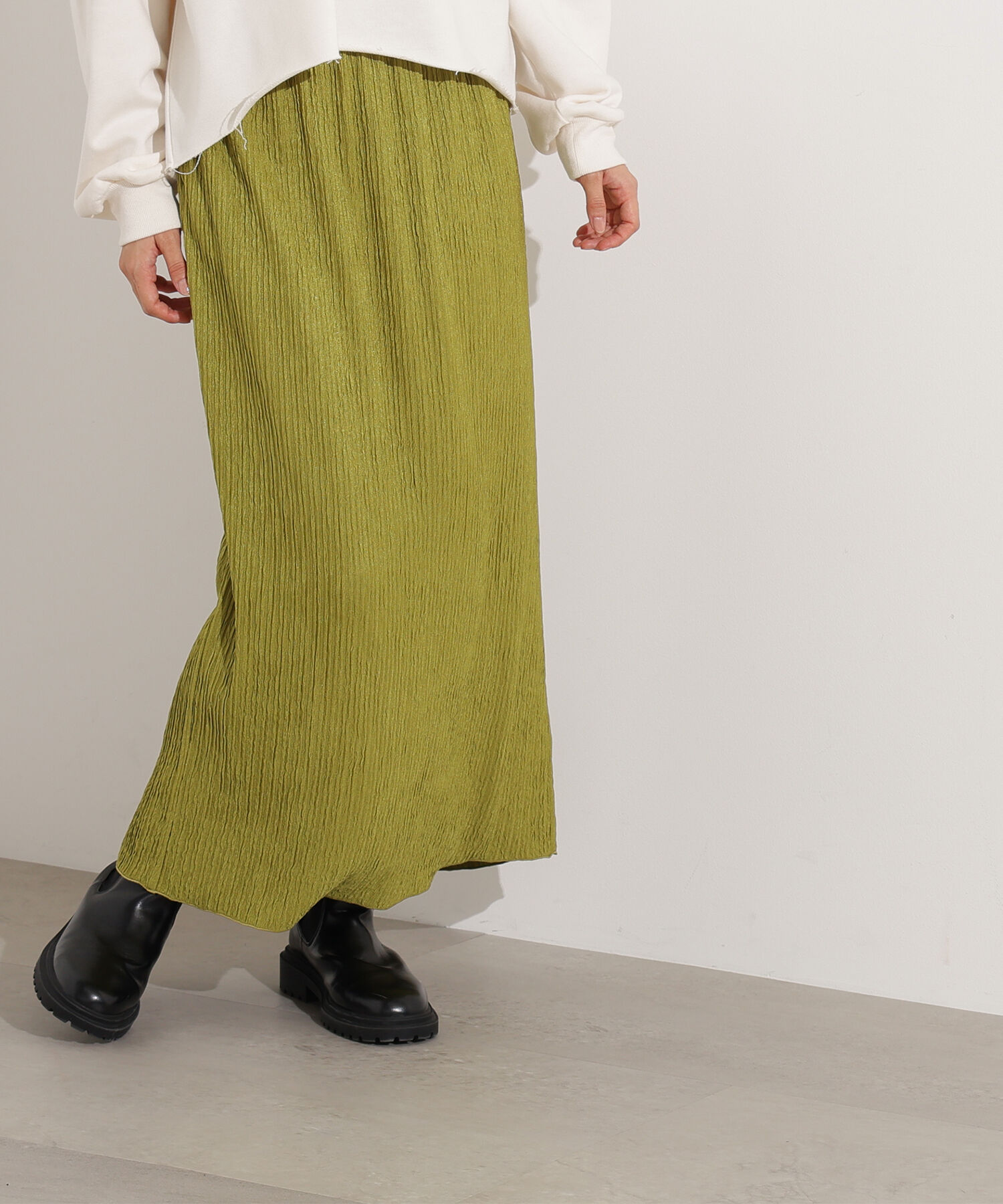  「シュリンクナロースカート」|スカート|