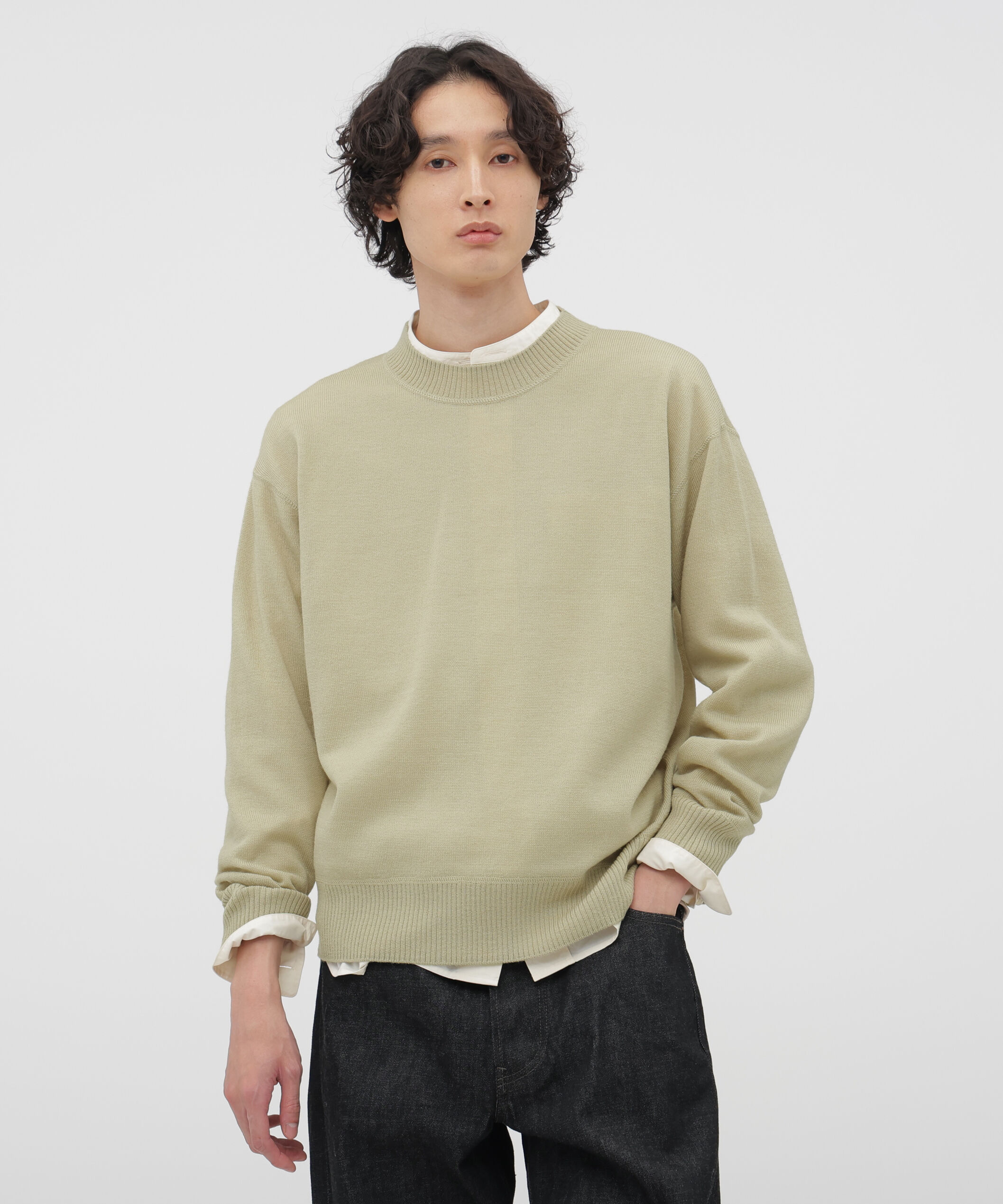 MHL.「ASH WOOL KNITWEAR」|ニット・セーター|LIME6
