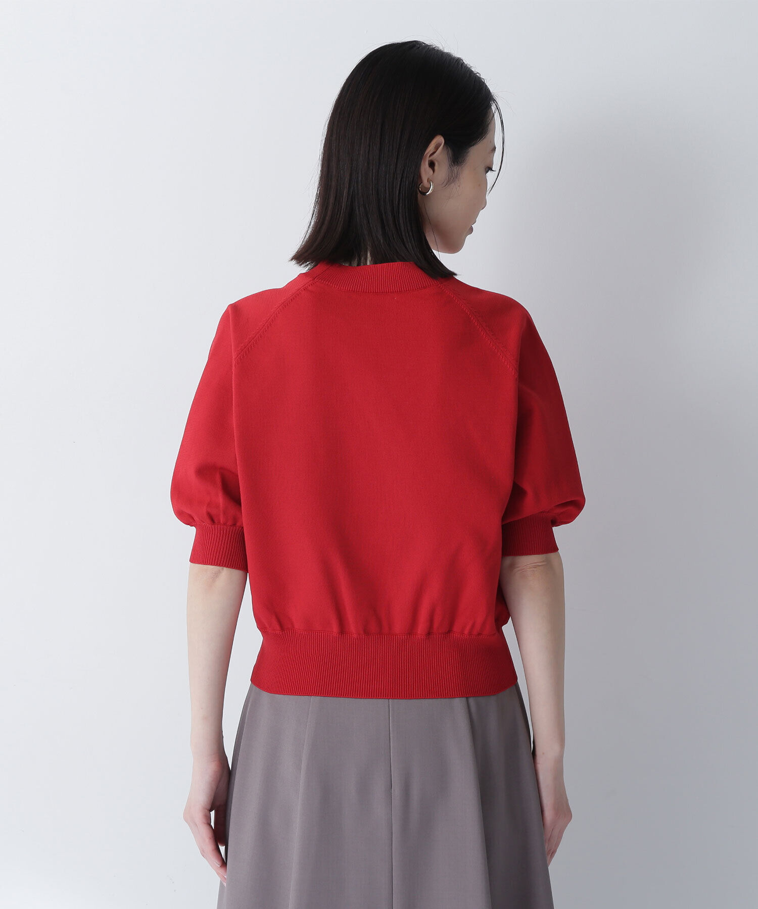  「フォルムスリーブニット」|ニット・セーター|