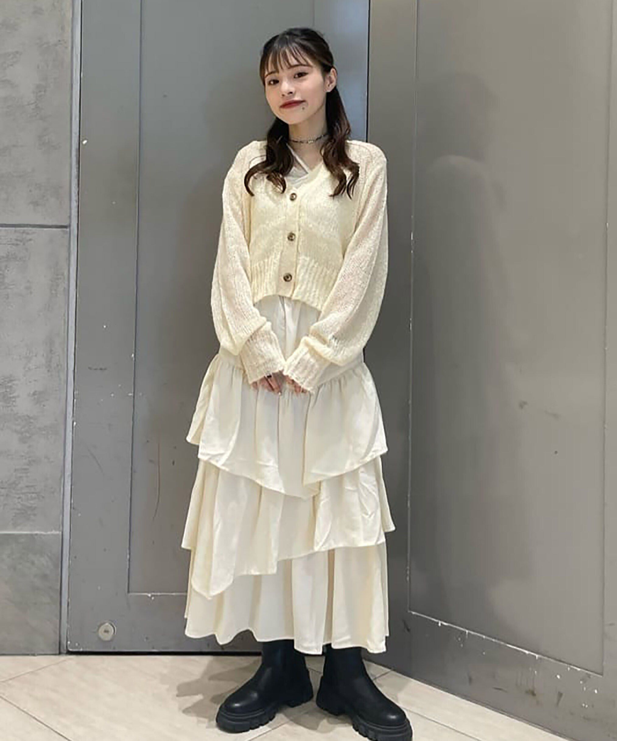  「[低身長サイズ/Sシリーズ]ランダムティアードスカート」|スカート|