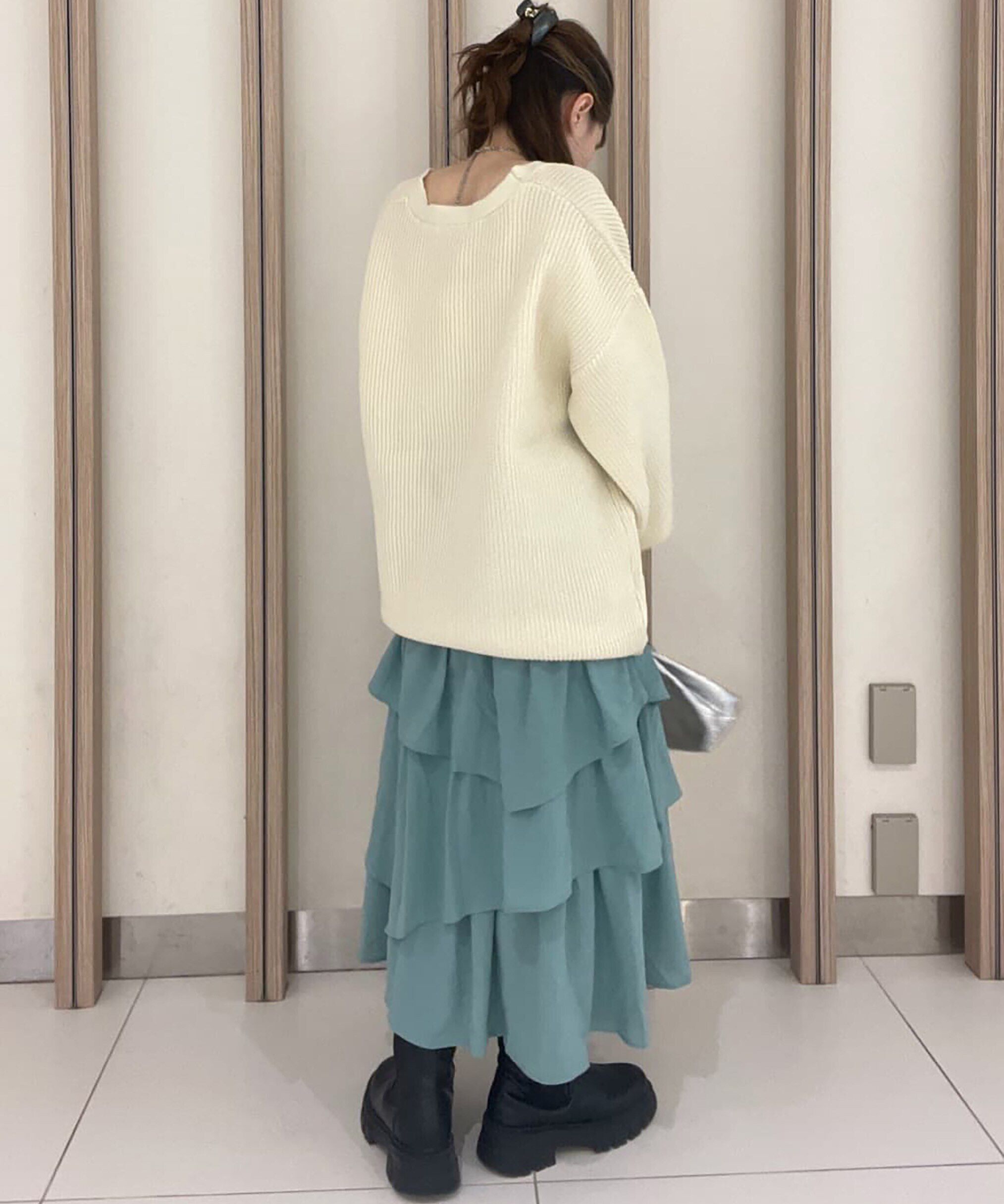  「[低身長サイズ/Sシリーズ]ランダムティアードスカート」|スカート|