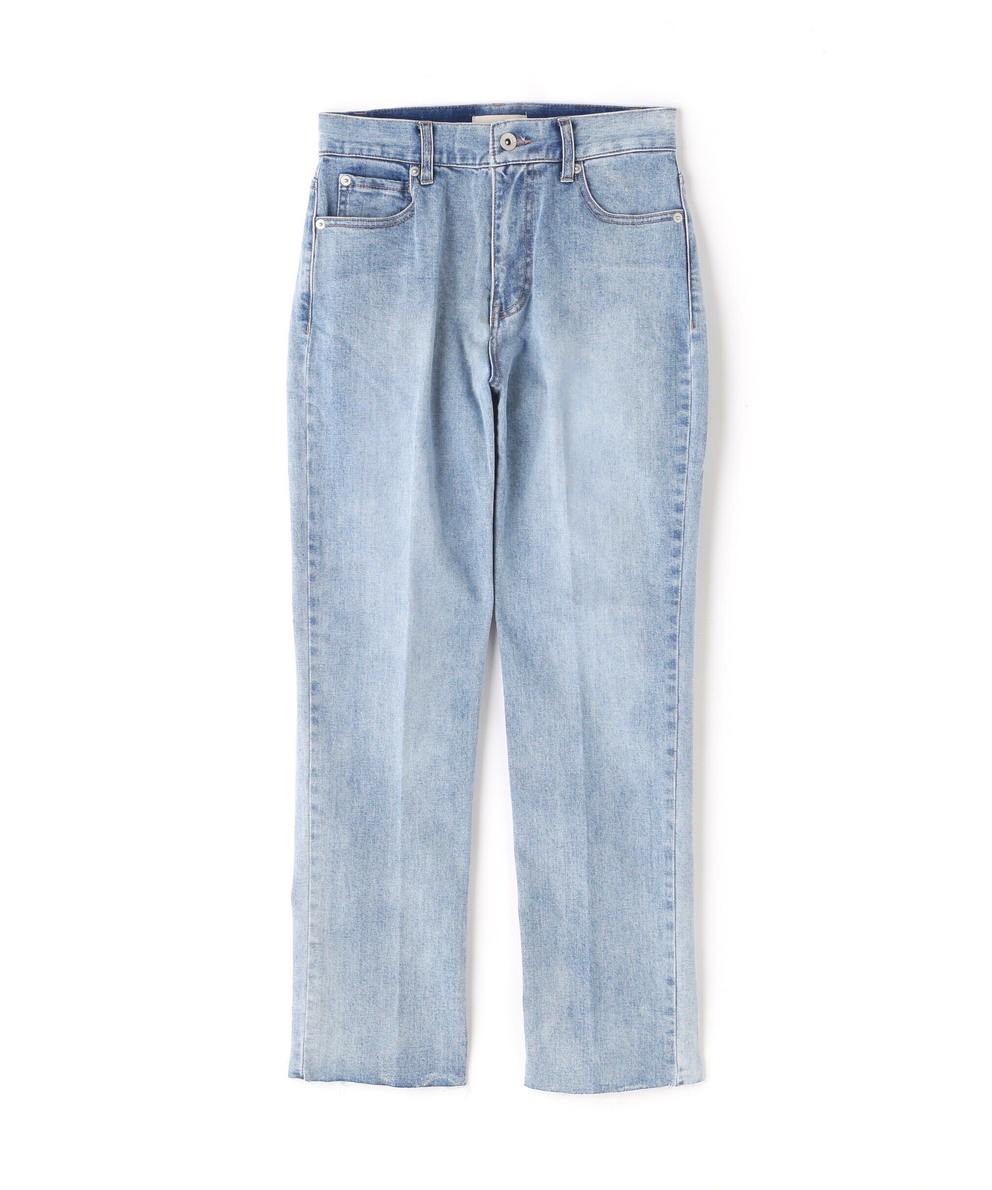  「[低身長サイズ/Sシリーズ]ストレートカットオフデニムパンツ」|その他|