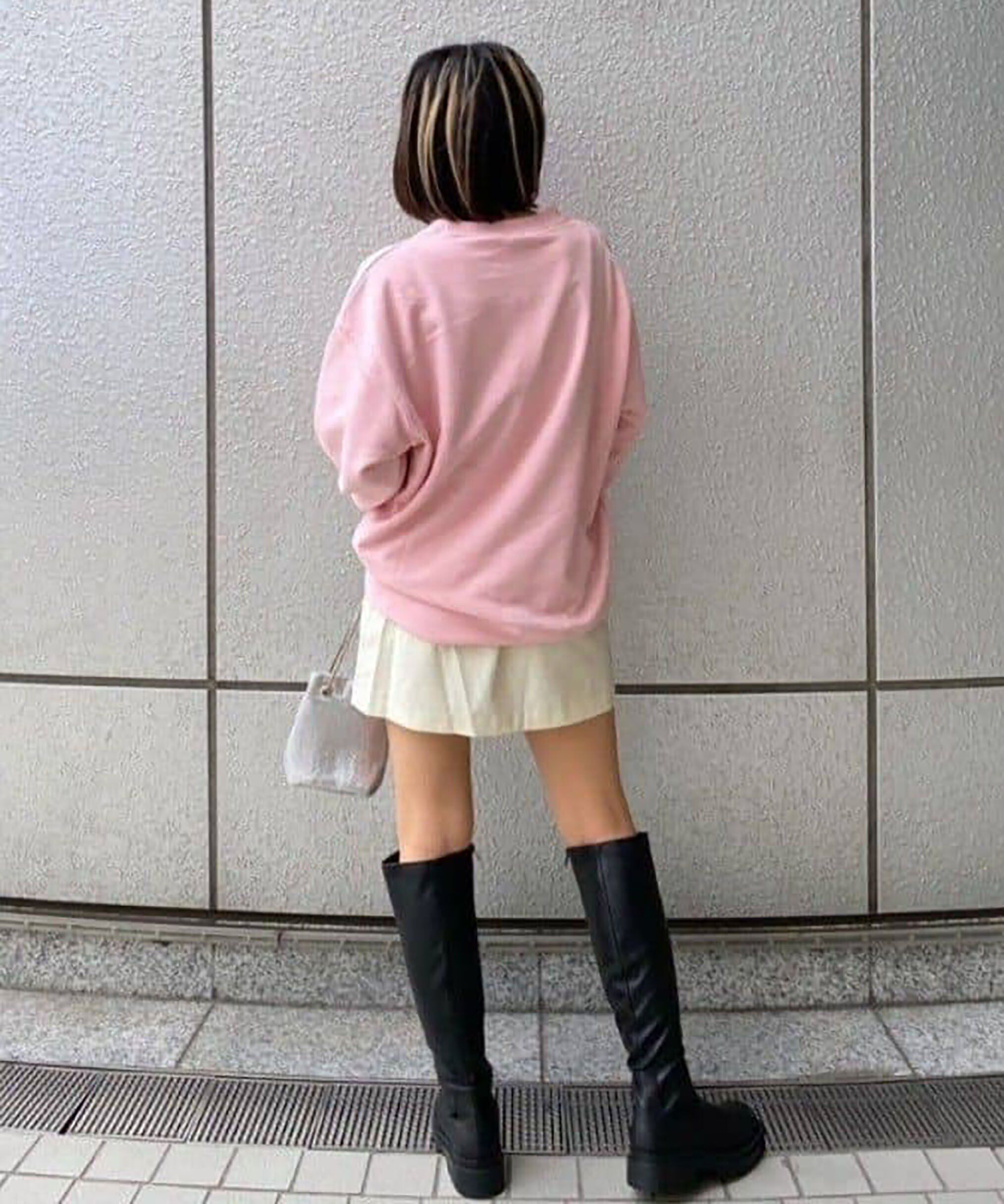  「フェイクレザーミニスカート」|スカート|