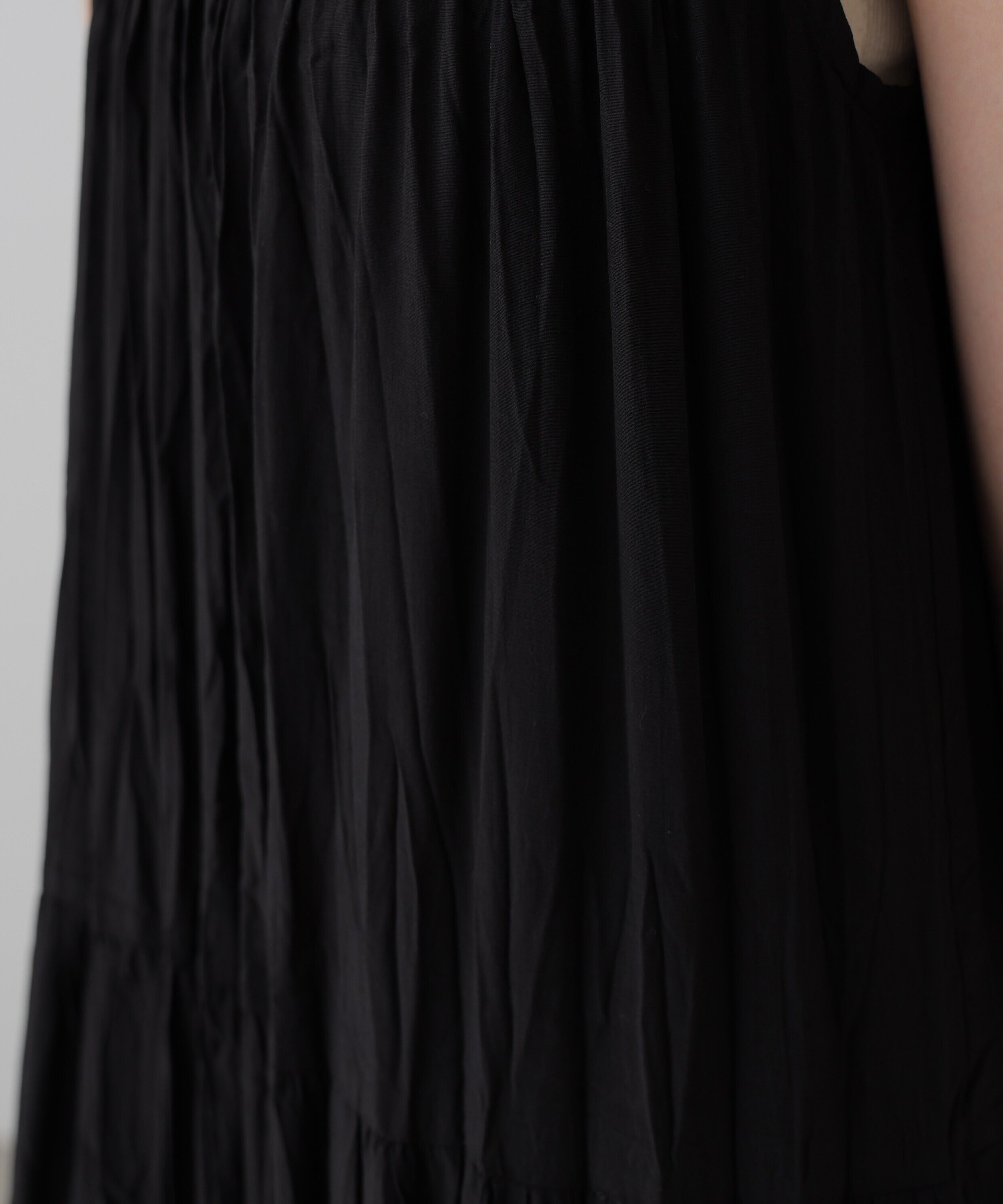  「ワッシャーティアードノースリーブワンピース」|ワンピース|