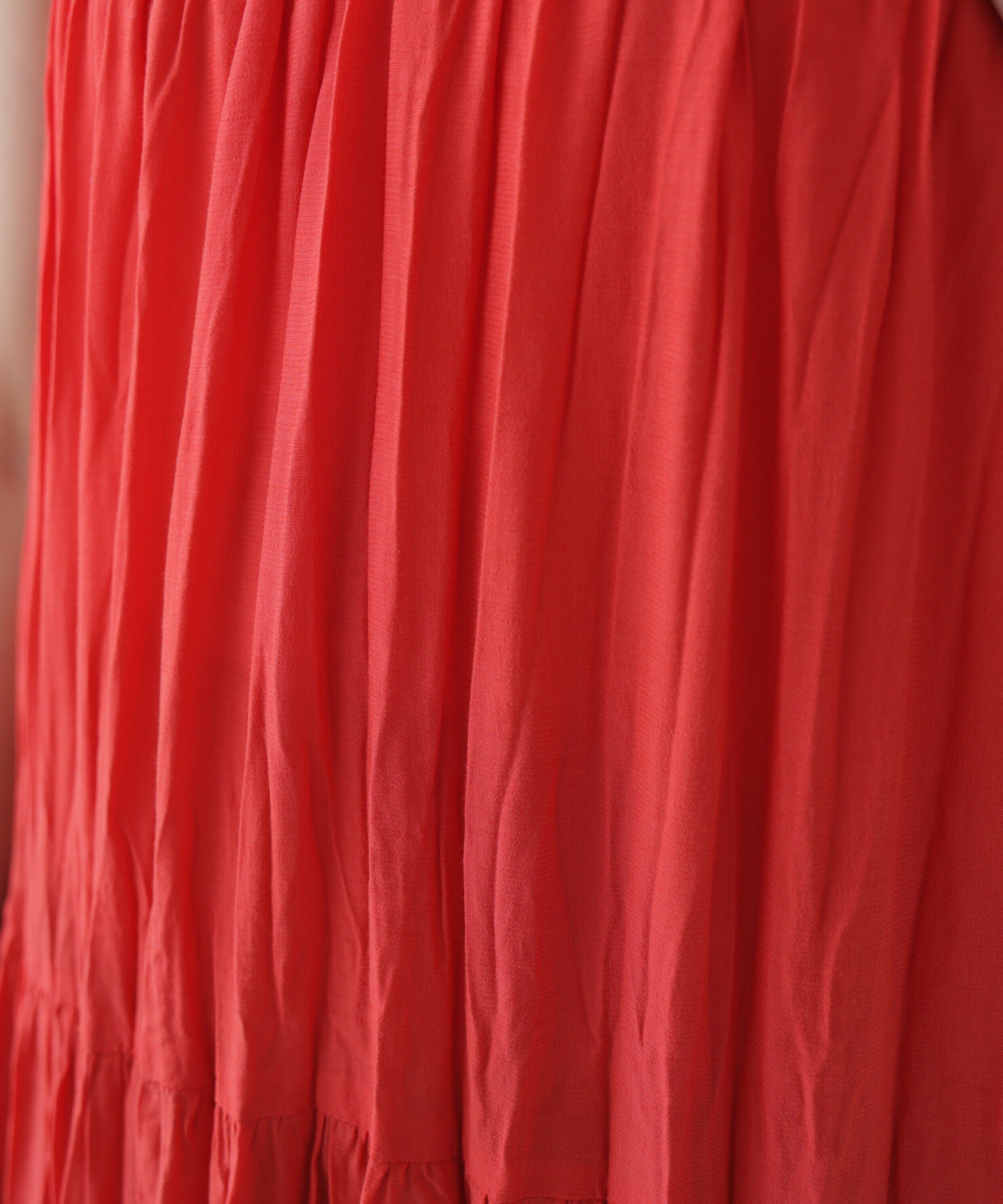  「ワッシャーティアードノースリーブワンピース」|ワンピース|