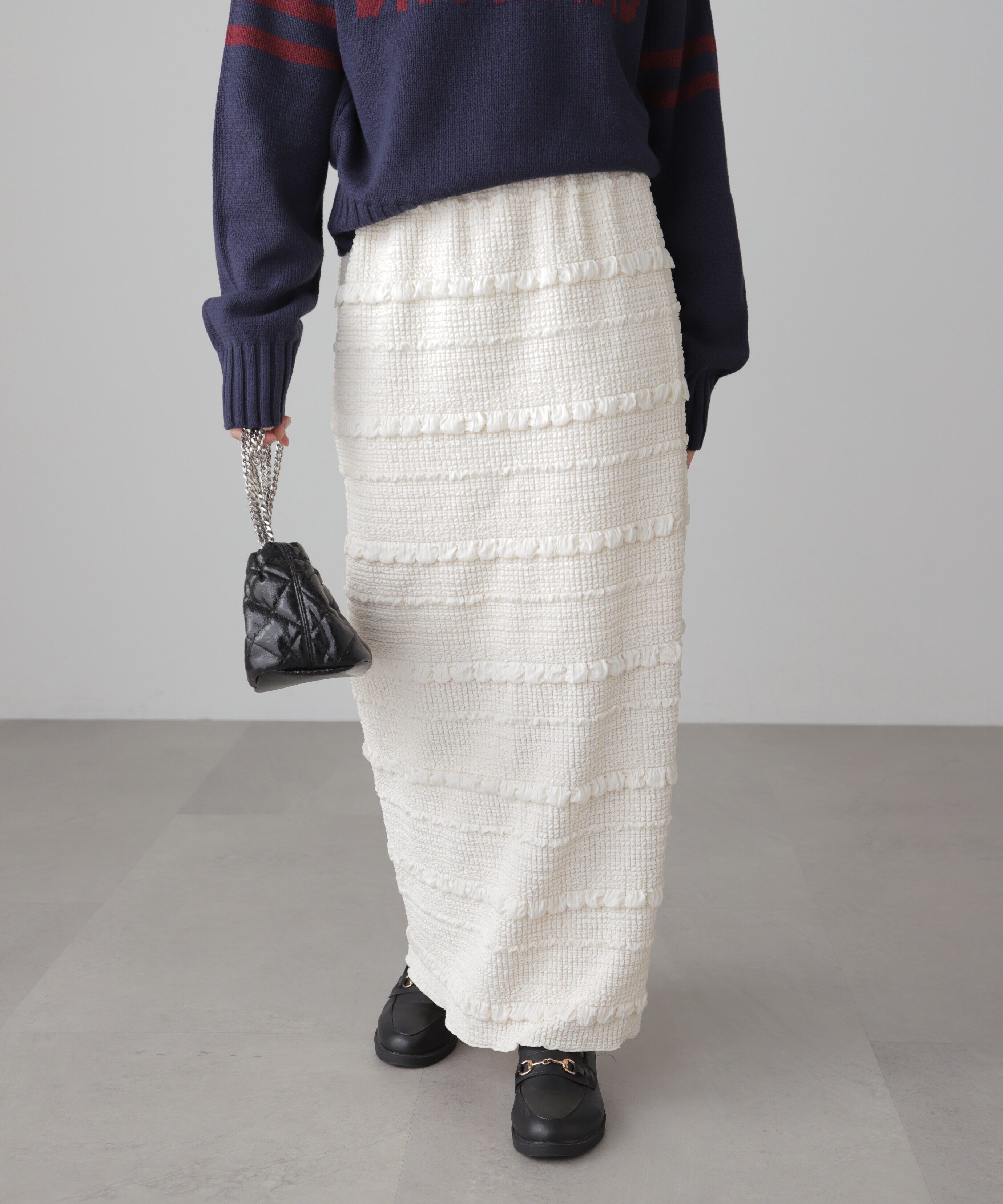  「ぽこぽこIラインスカート」|スカート|