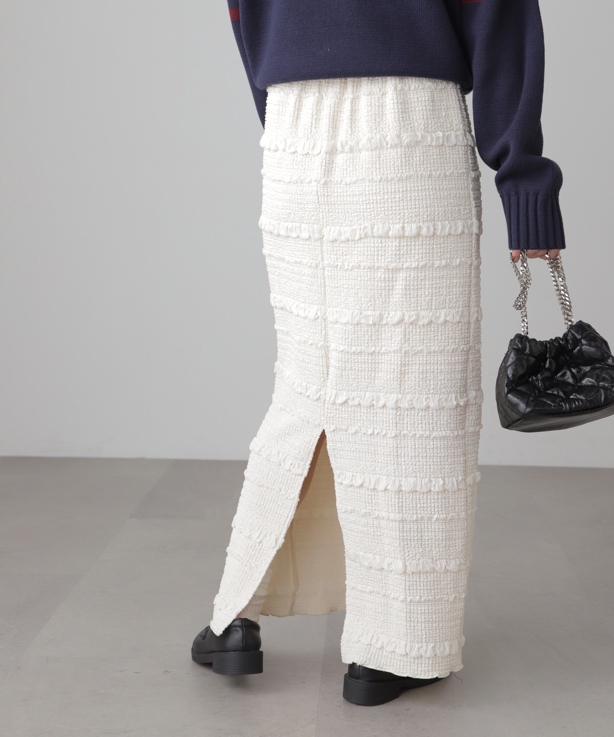  「ぽこぽこIラインスカート」|スカート|