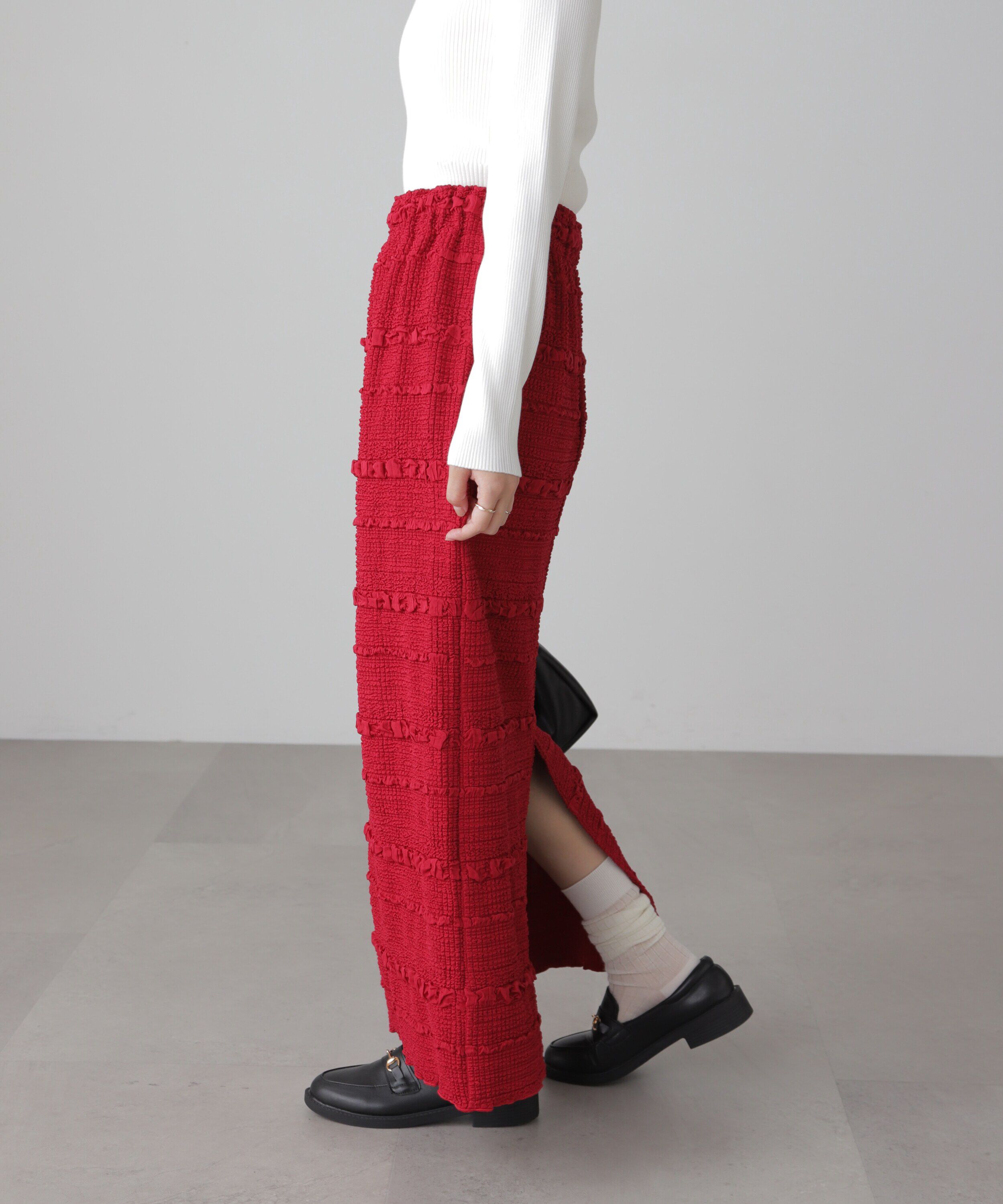  「ぽこぽこIラインスカート」|スカート|