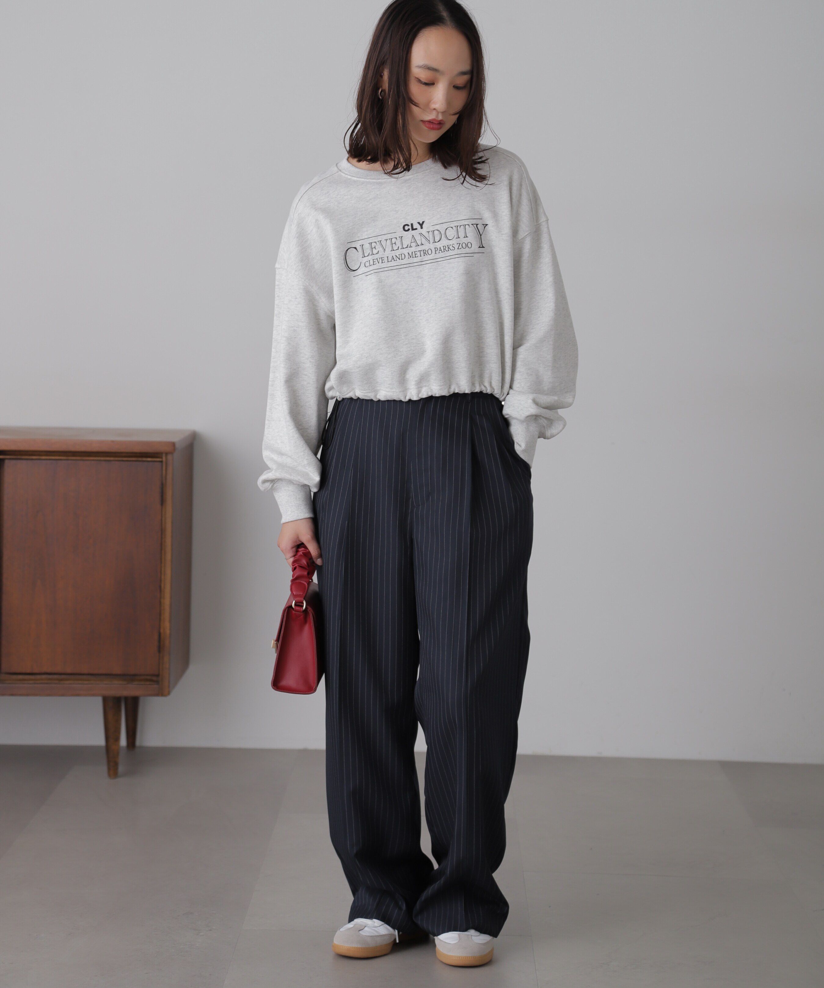  「裾ドロストスウェット」|Tシャツ・カットソー|