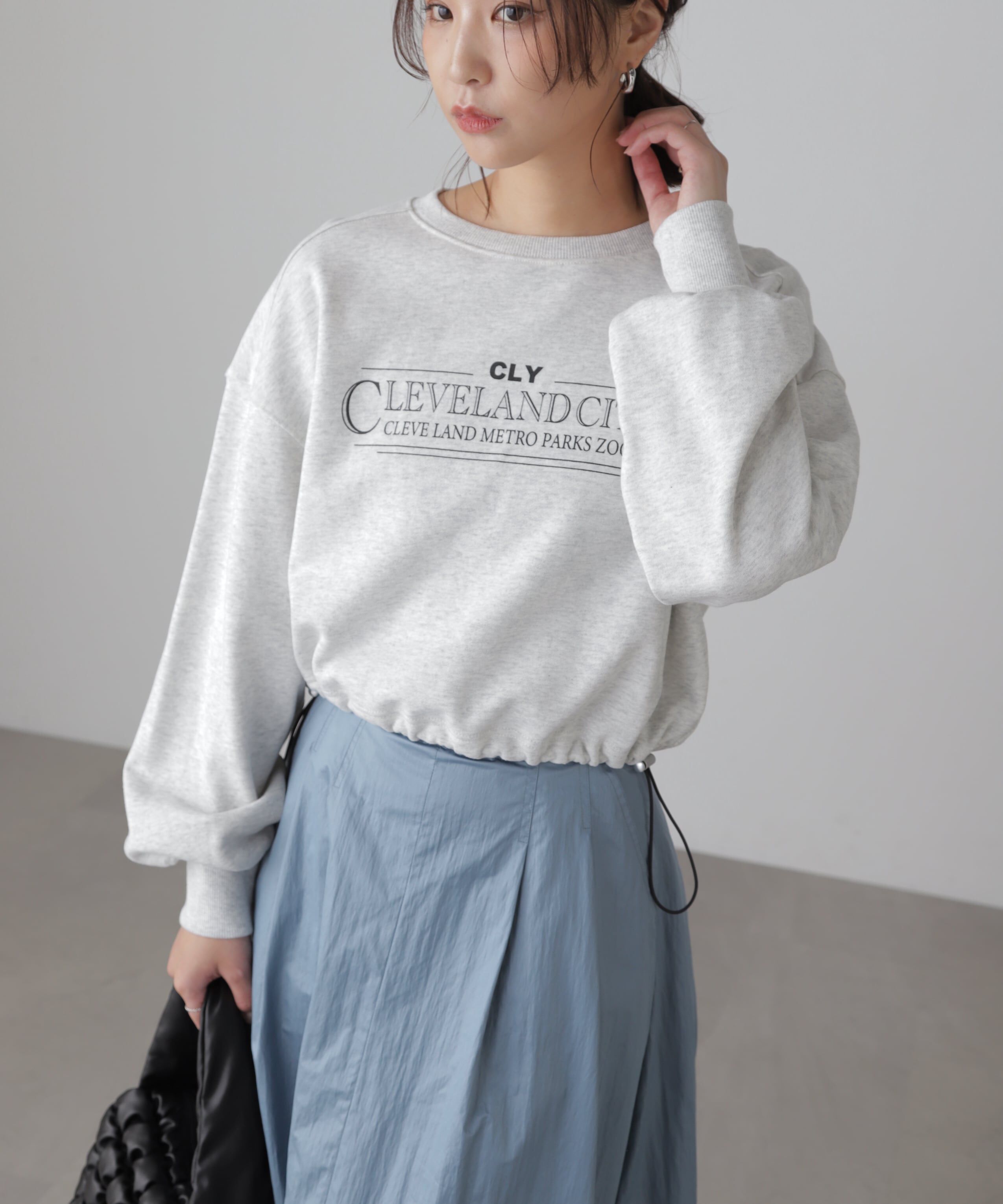  「裾ドロストスウェット」|Tシャツ・カットソー|