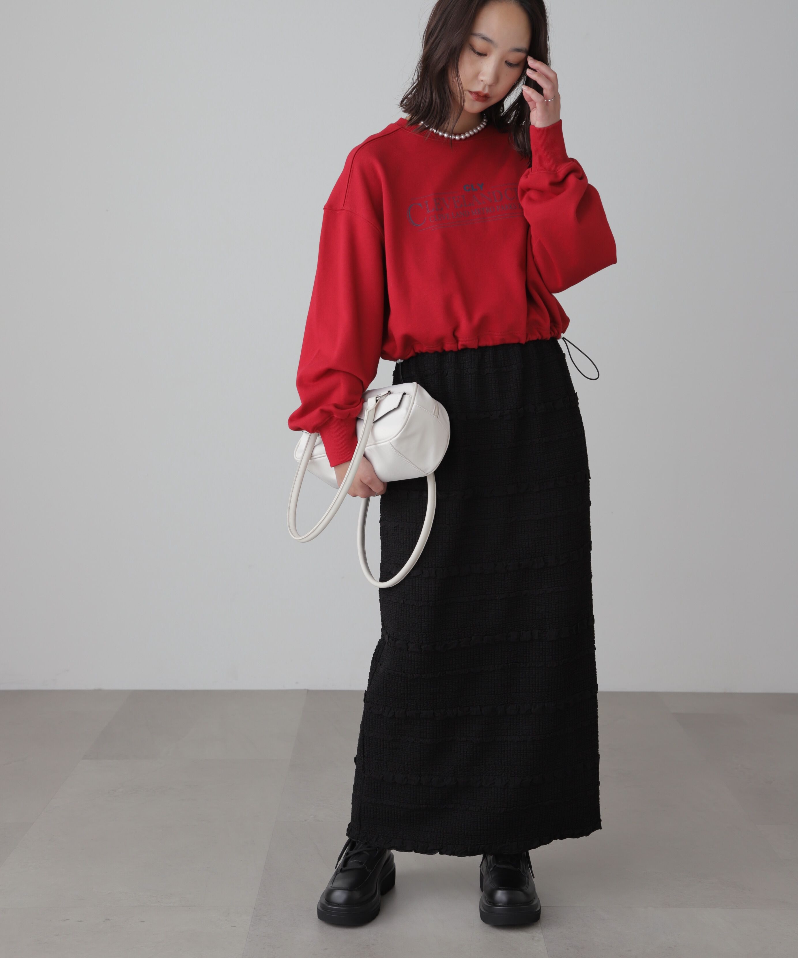  「裾ドロストスウェット」|Tシャツ・カットソー|