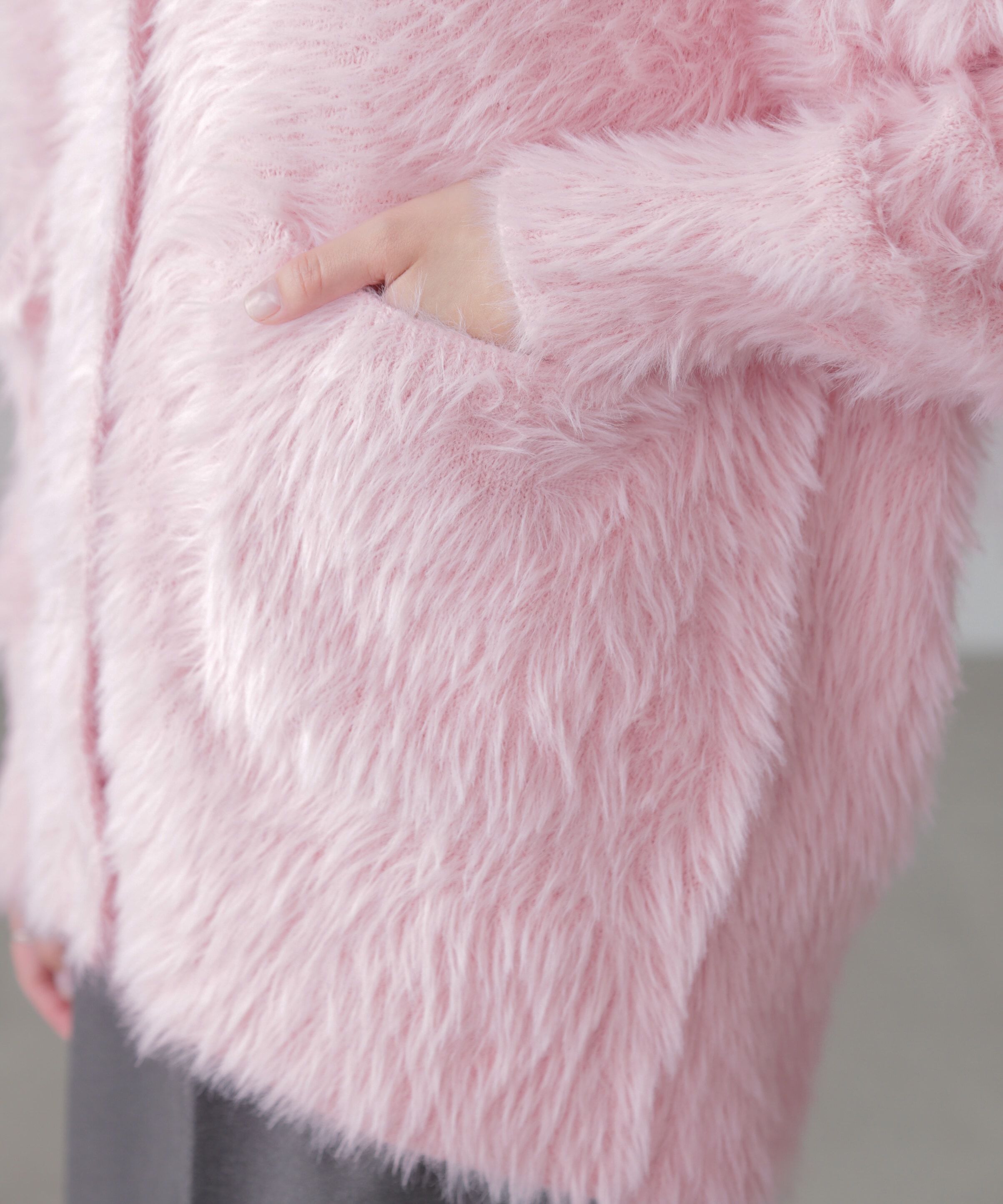  「シャギーカーディガン」|ニット・セーター|