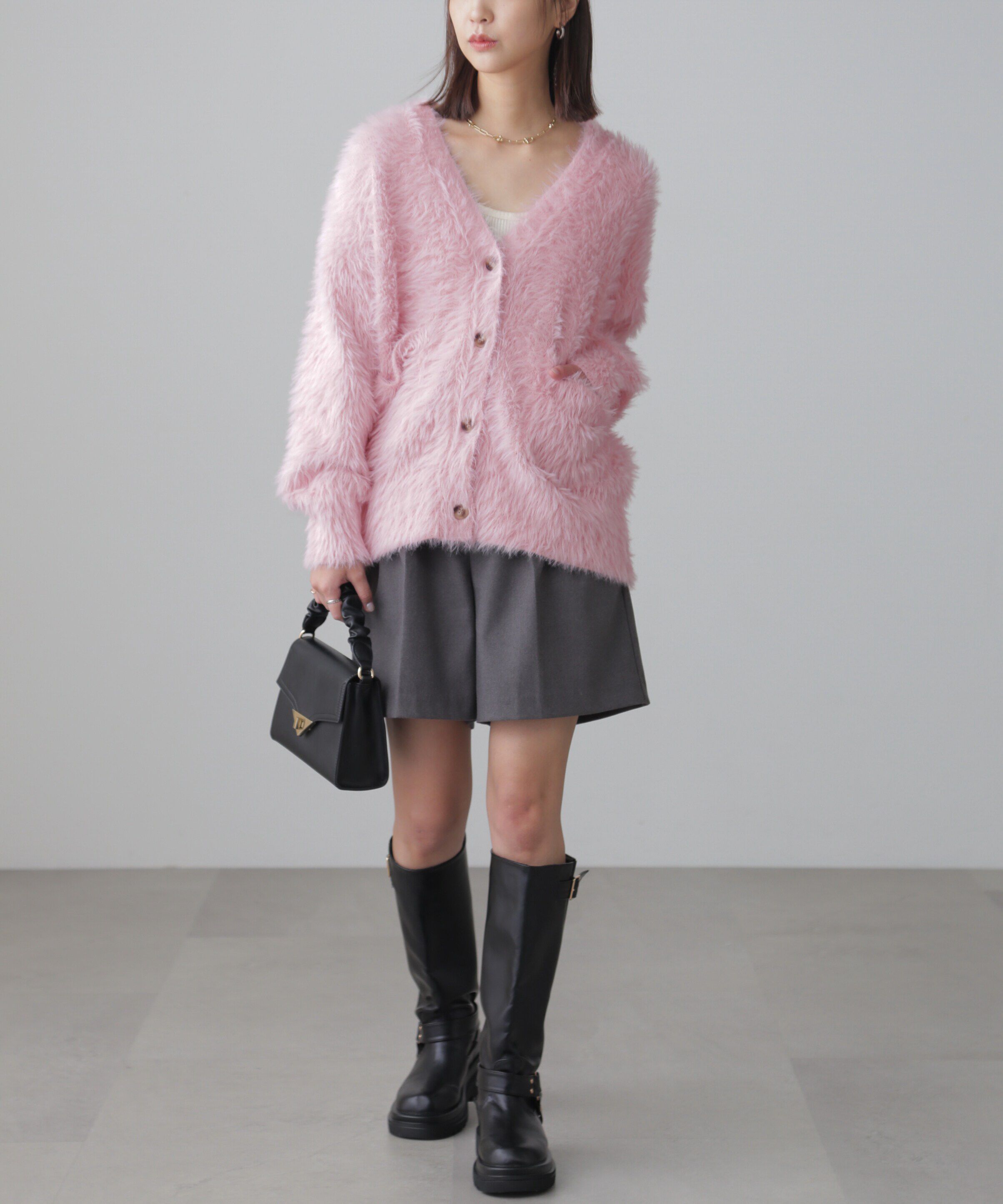  「シャギーカーディガン」|ニット・セーター|