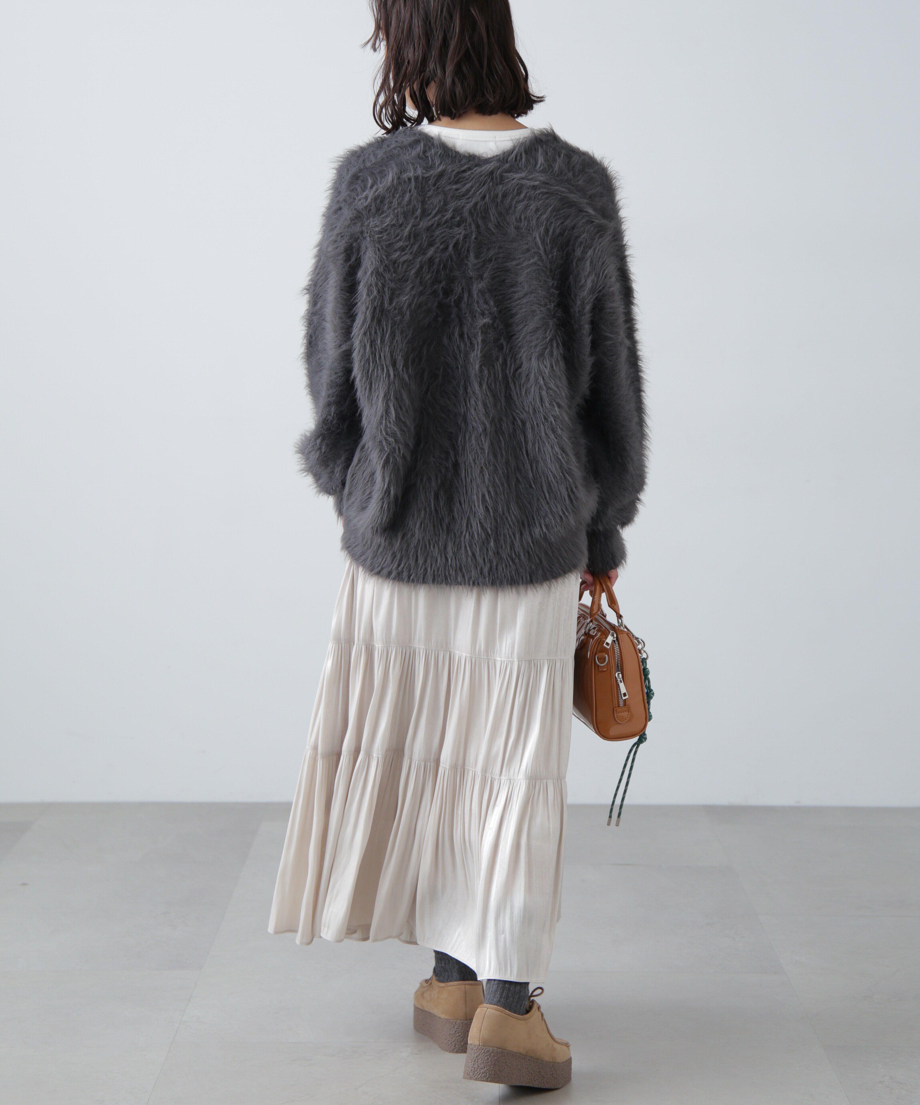  「シャギーロングカーディガン」|ニット・セーター|