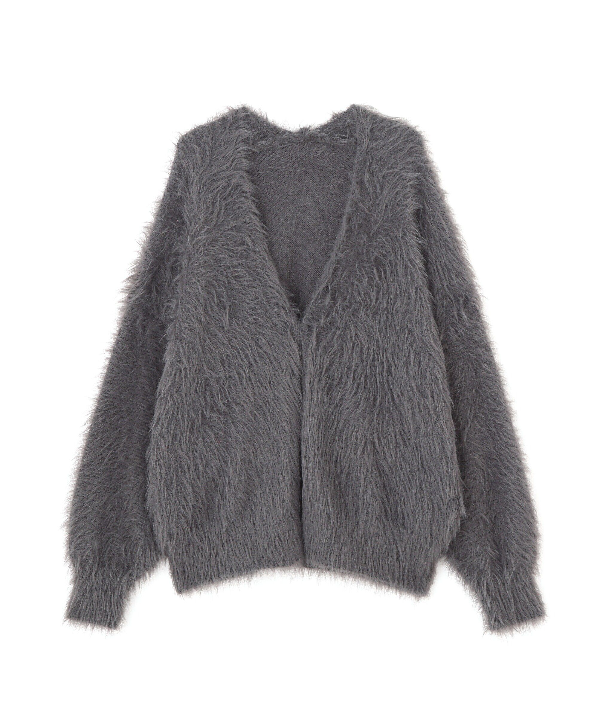  「シャギーロングカーディガン」|ニット・セーター|