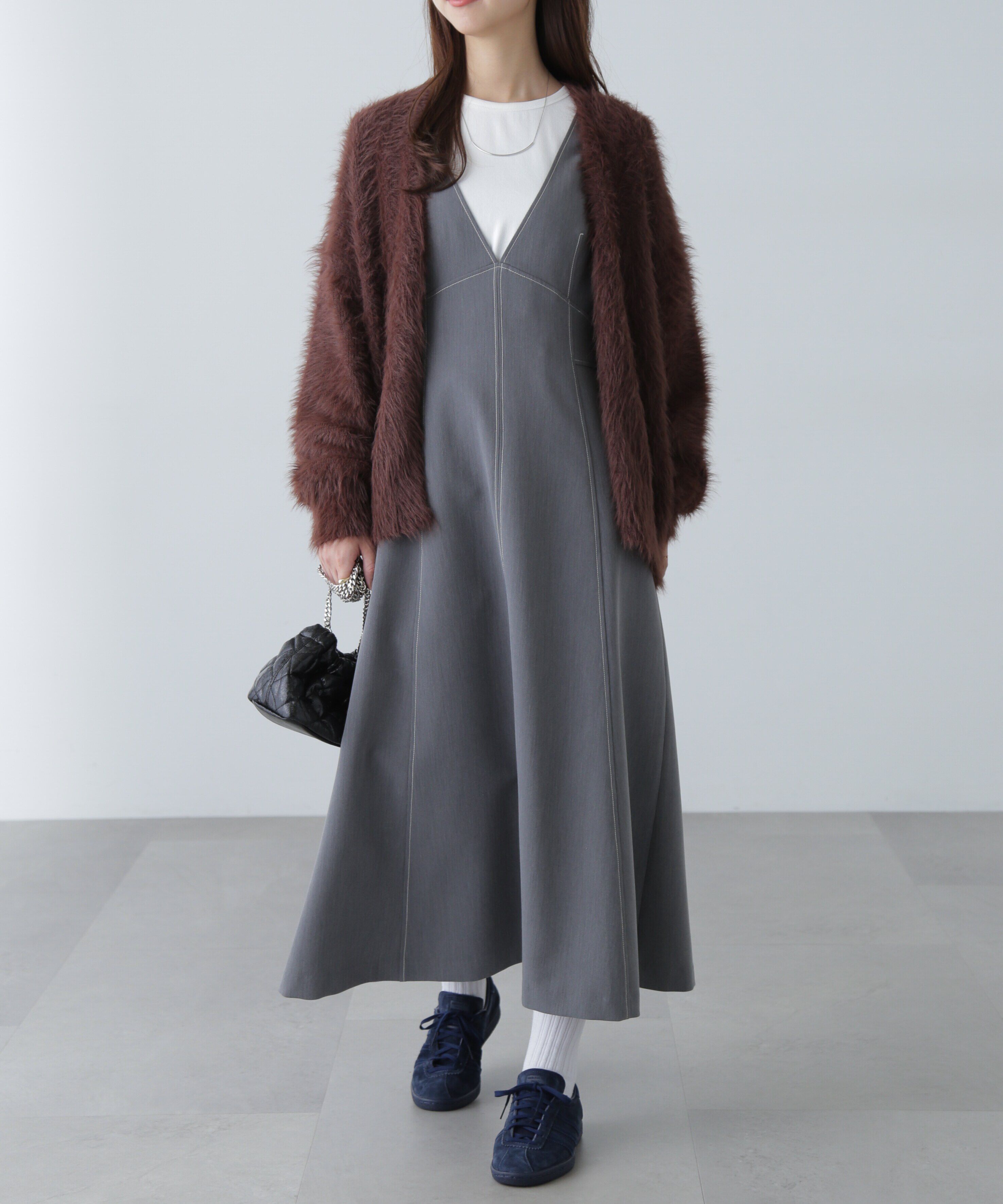  「シャギーロングカーディガン」|ニット・セーター|