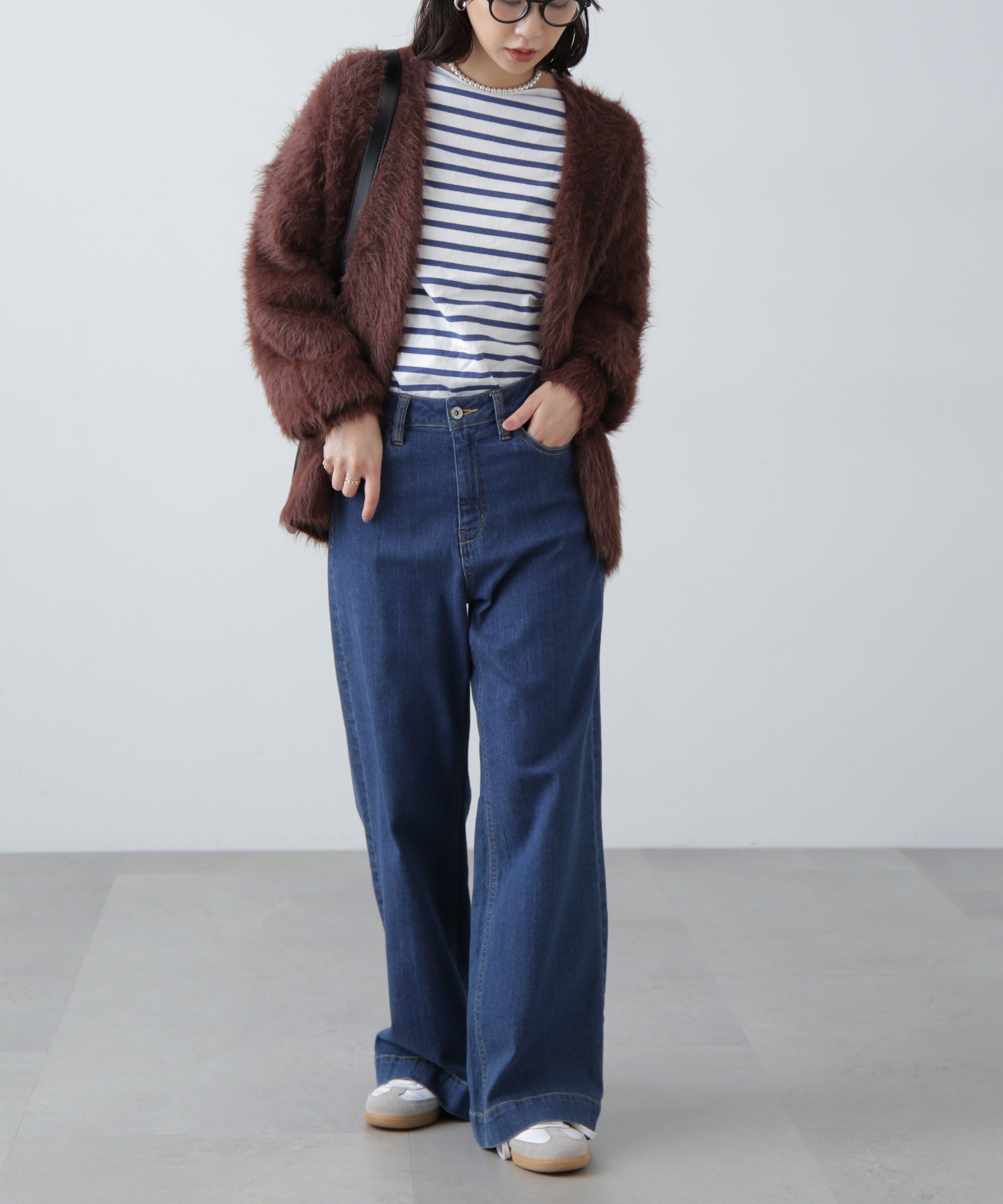  「シャギーロングカーディガン」|ニット・セーター|