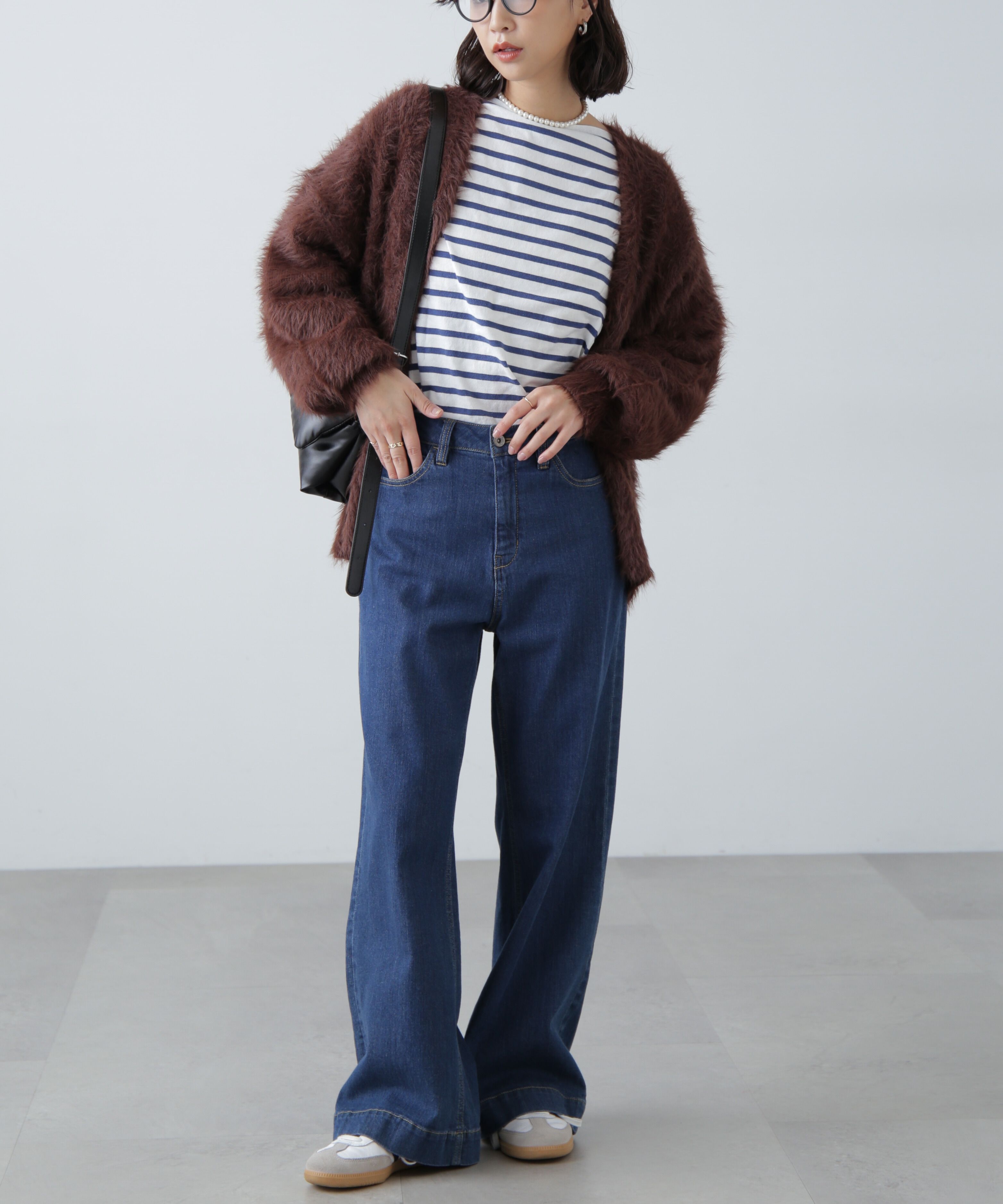  「シャギーロングカーディガン」|ニット・セーター|