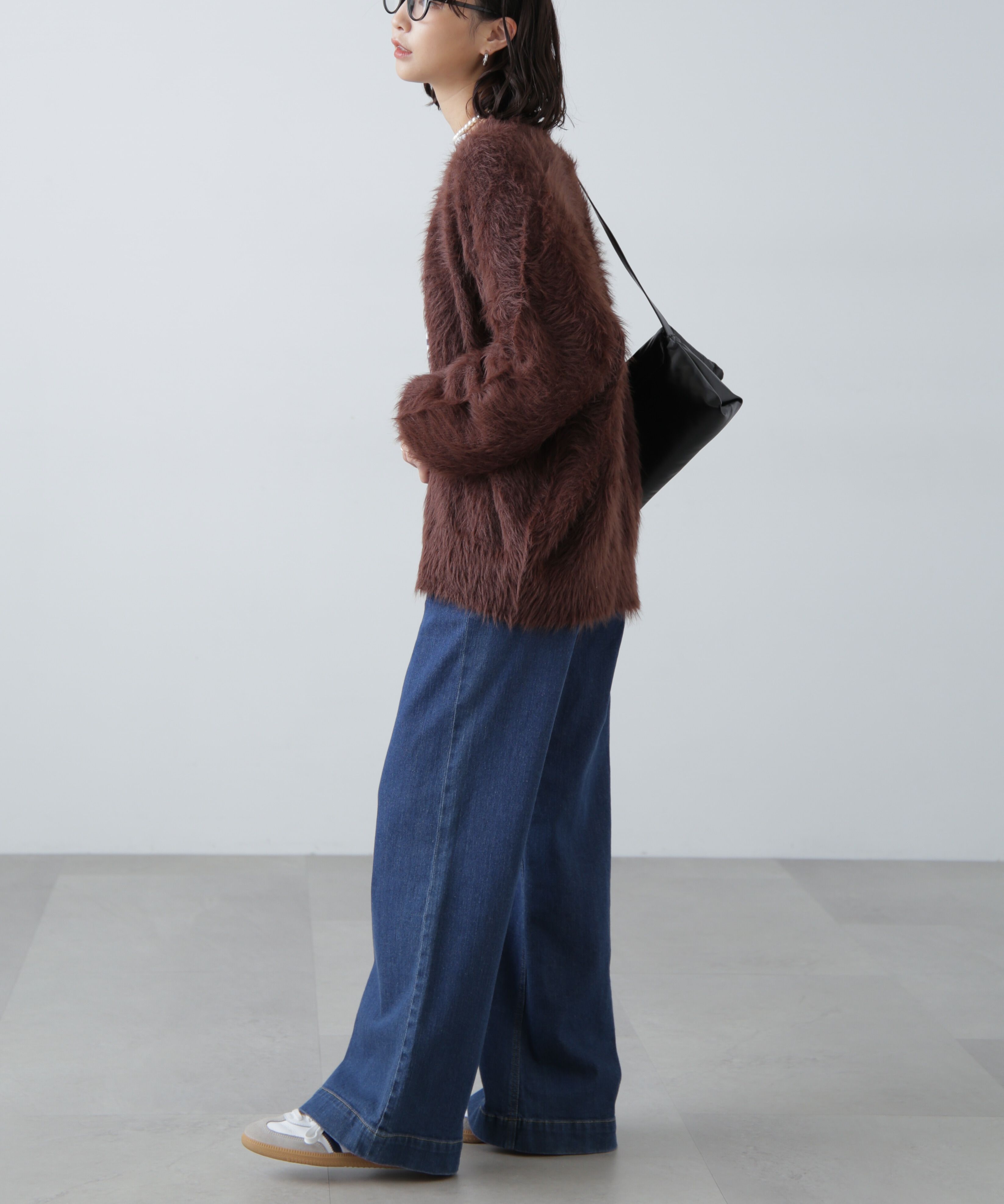  「シャギーロングカーディガン」|ニット・セーター|