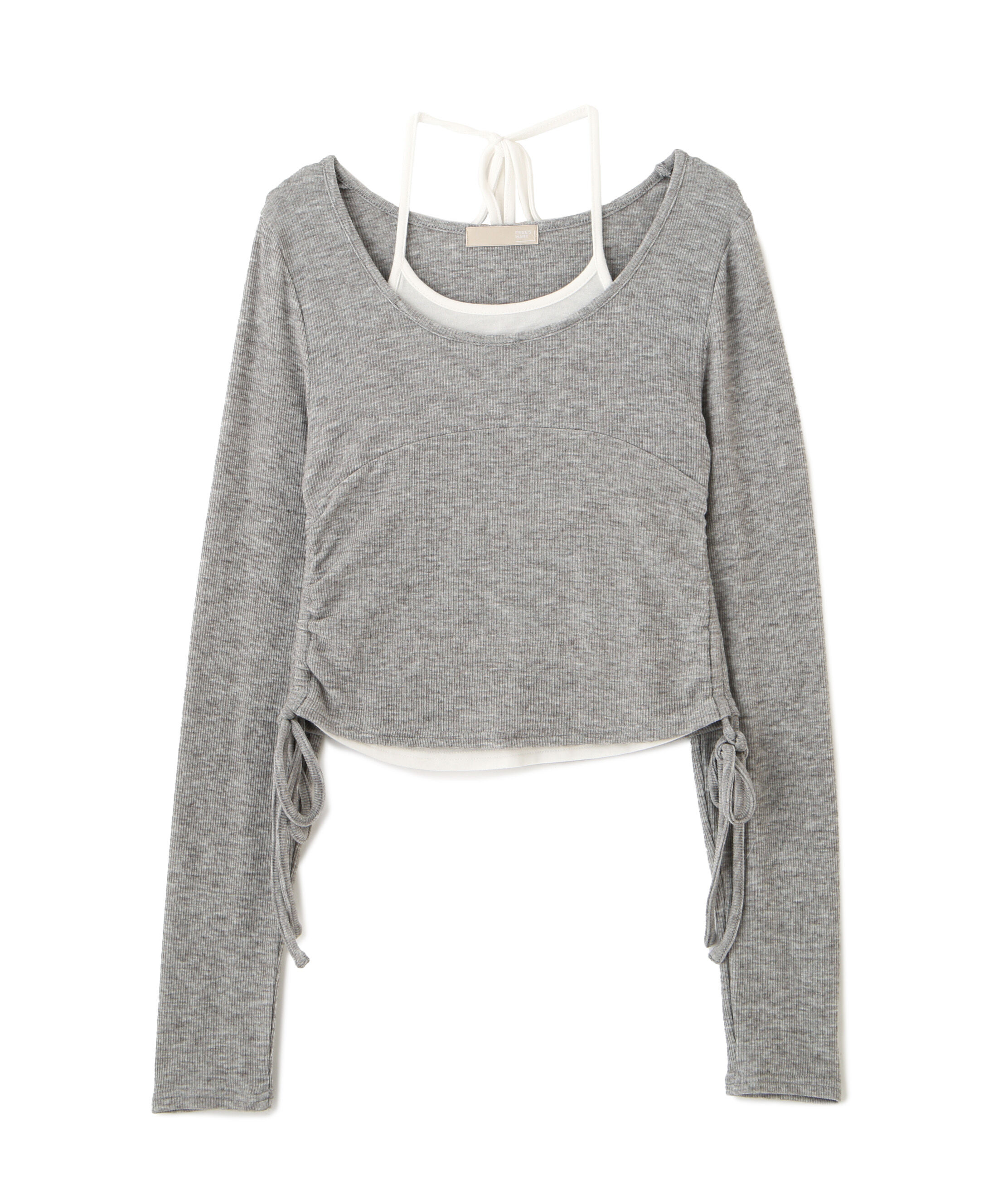  「ホルターネックレイヤードサイドドロストカットソー」|Tシャツ・カットソー|