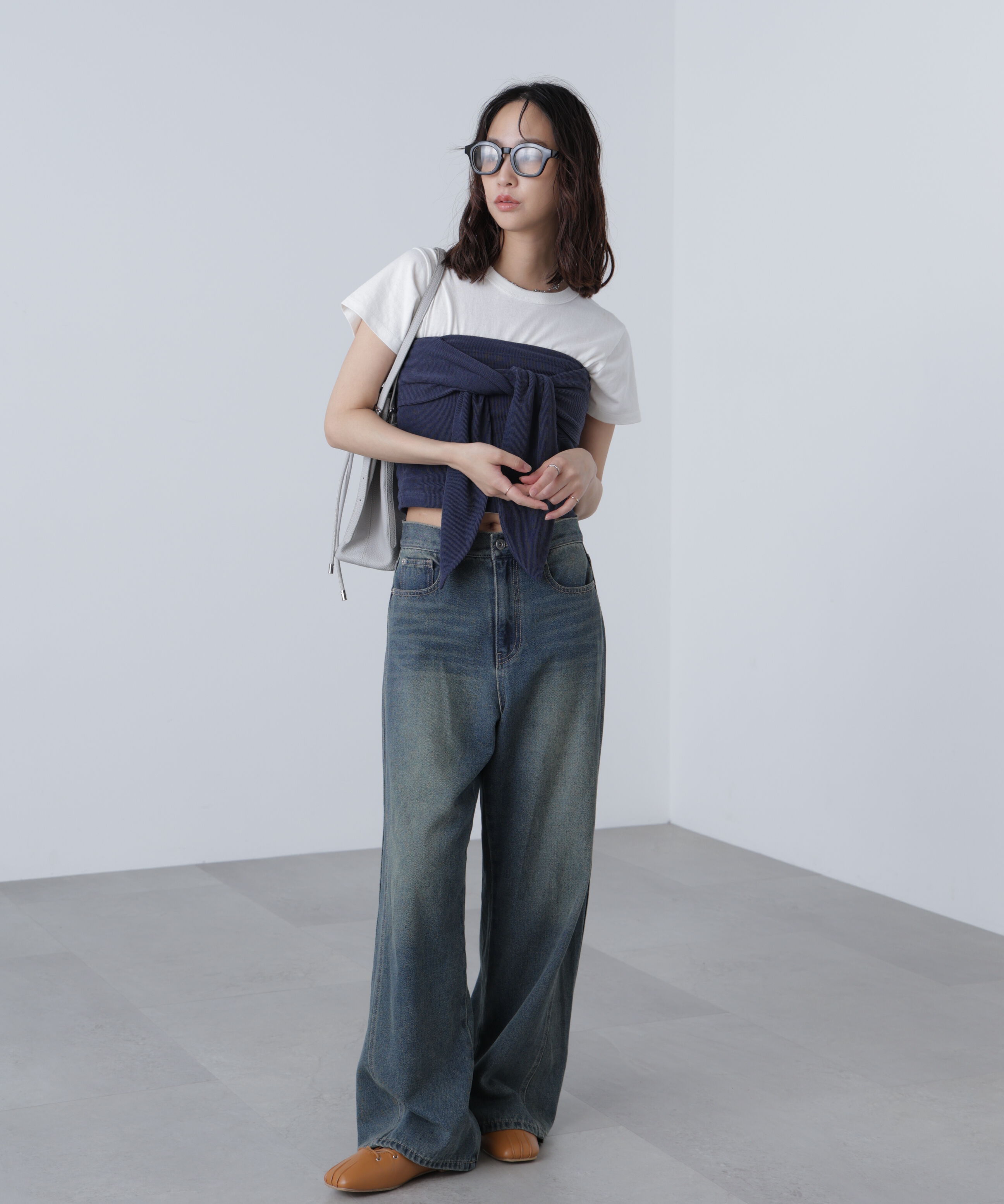  「リボンベアニットソービスチェ」|Tシャツ・カットソー|