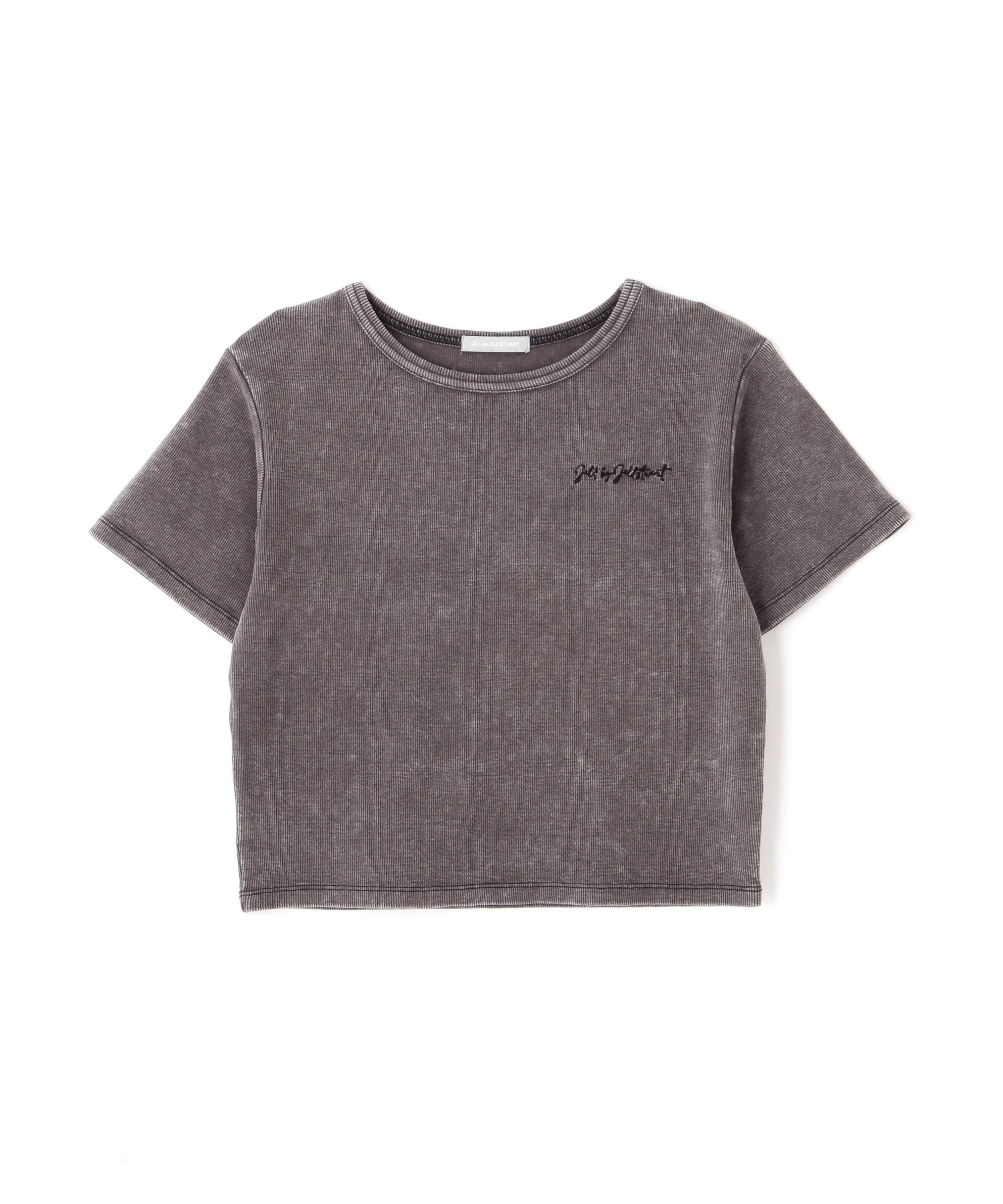  「ダメージ加工コンパクトロゴＴシャツ」|Tシャツ・カットソー|