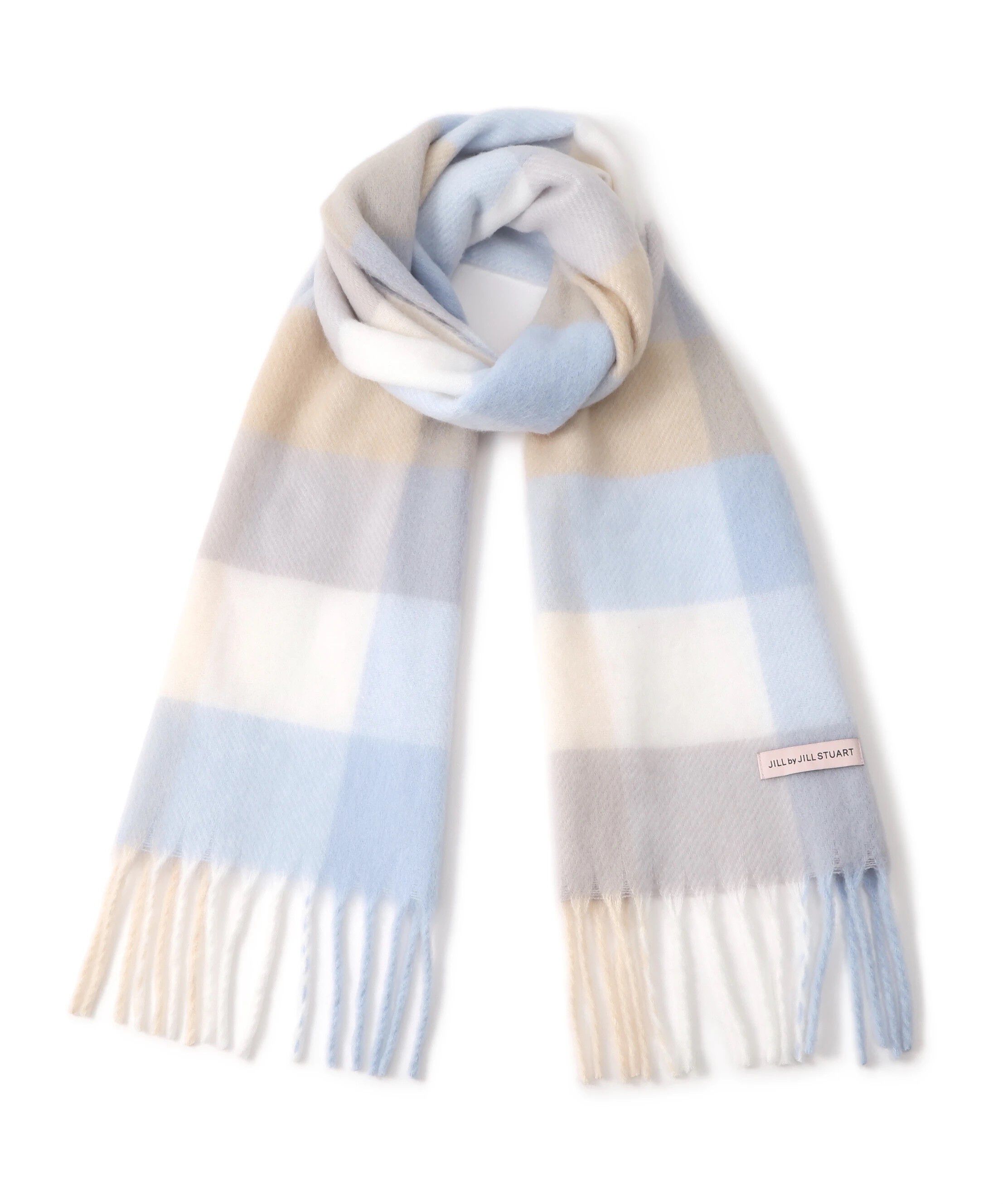  「ブロックチェックストール」|バンダナ・スカーフ|