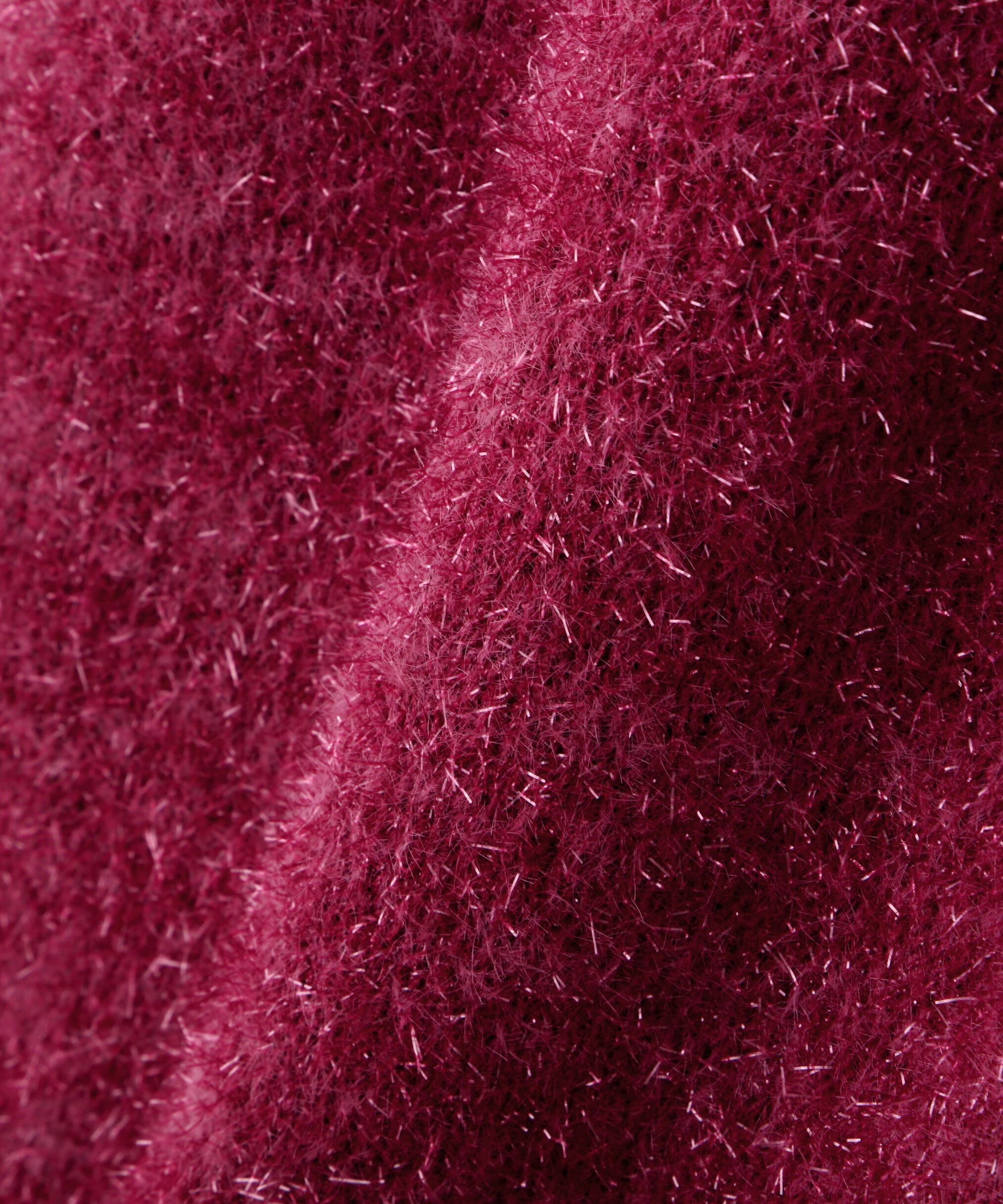 PROPORTION BODY DRESSING「シャイニーフェザーアンサンブルニット　WEB限定カラー：パープル24AW」|ニット・セーター|