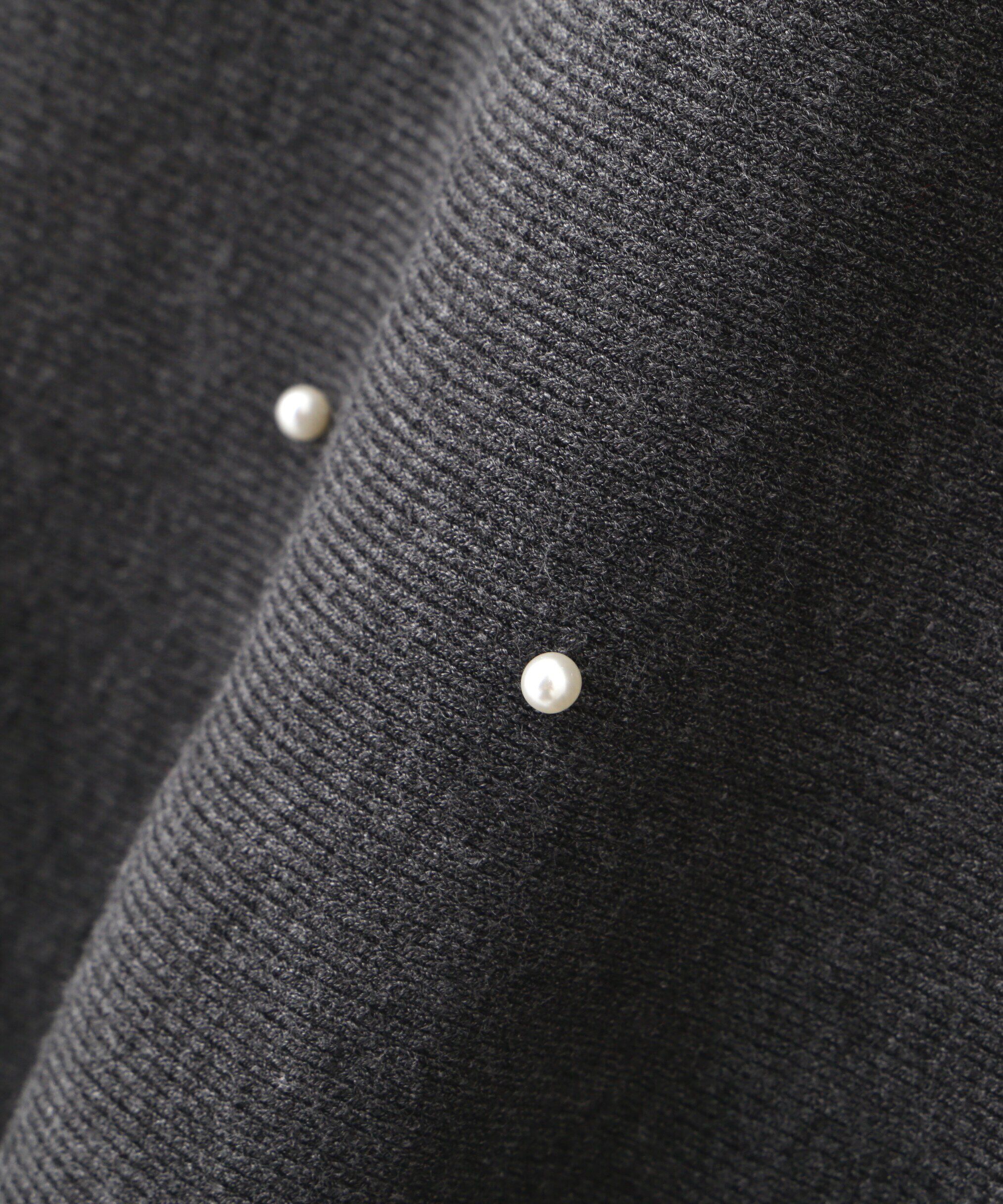 PROPORTION BODY DRESSING「パール付きニットアップ　24AW」|ワンピース|