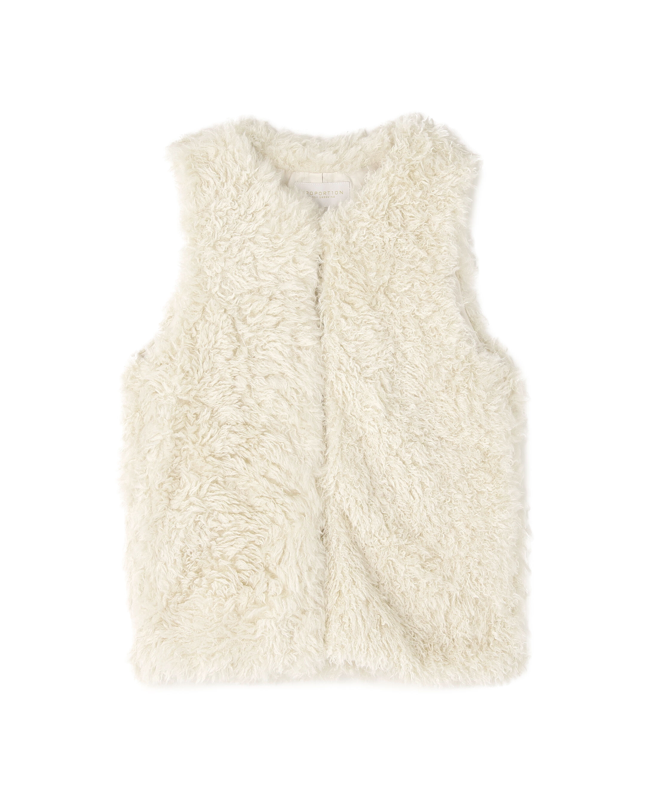 PROPORTION BODY DRESSING「フェイクファージレ 25AW」|ブルゾン・スタジャン|