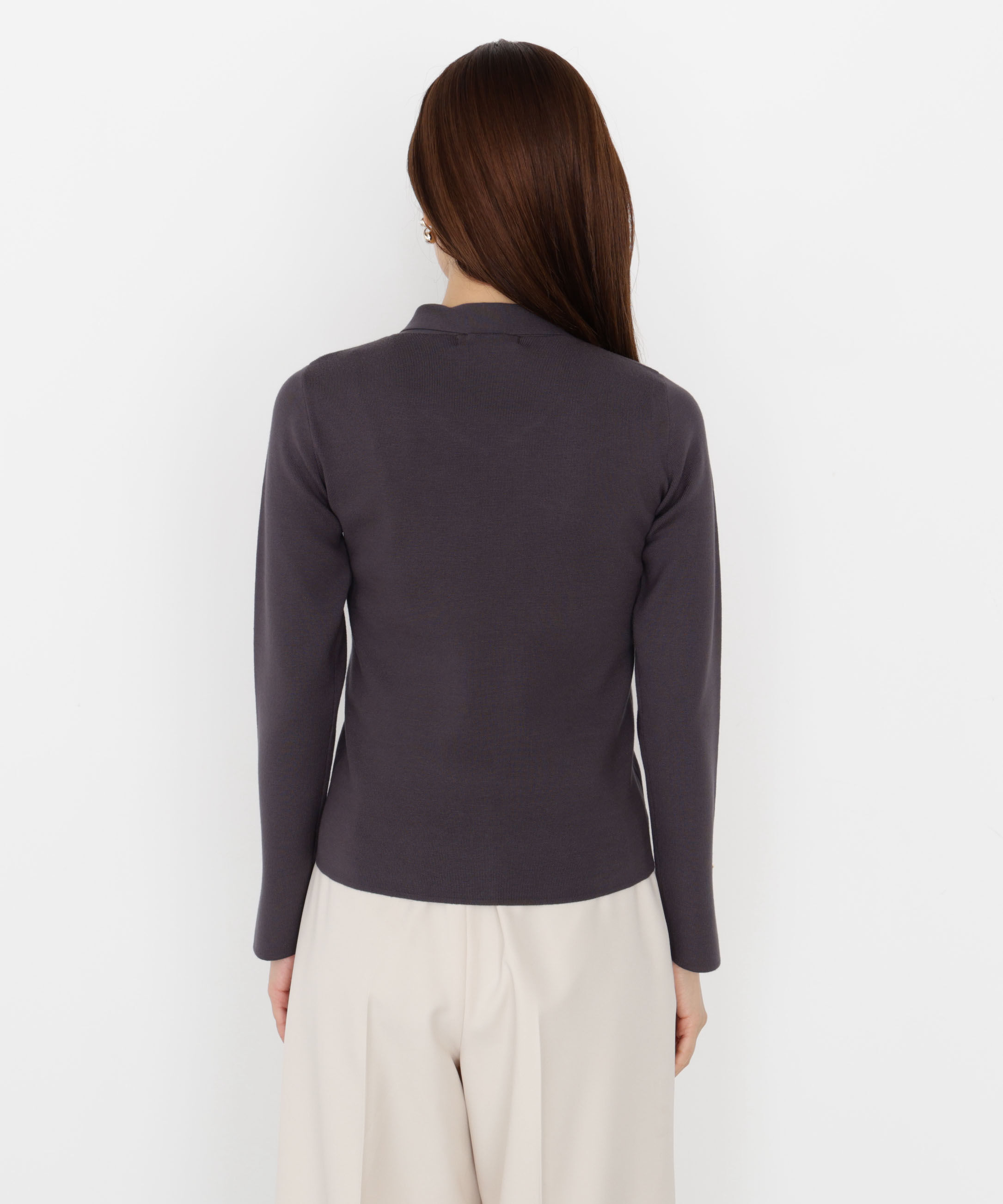 PROPORTION BODY DRESSING「パールリングボウタイニット 25AW」|ニット・セーター|