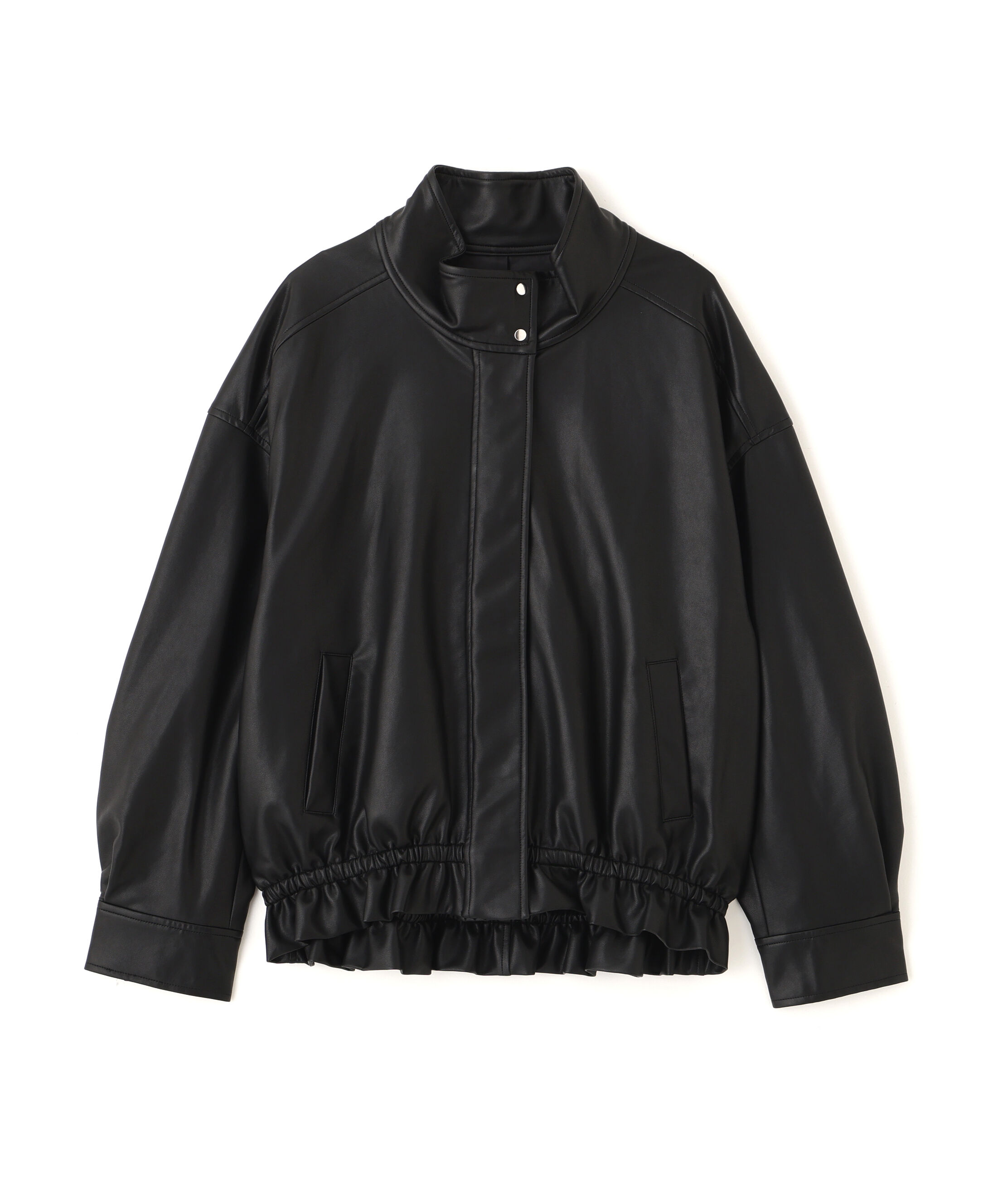 PROPORTION BODY DRESSING「合皮ドロストブルゾン 25AW」|ブルゾン・スタジャン|