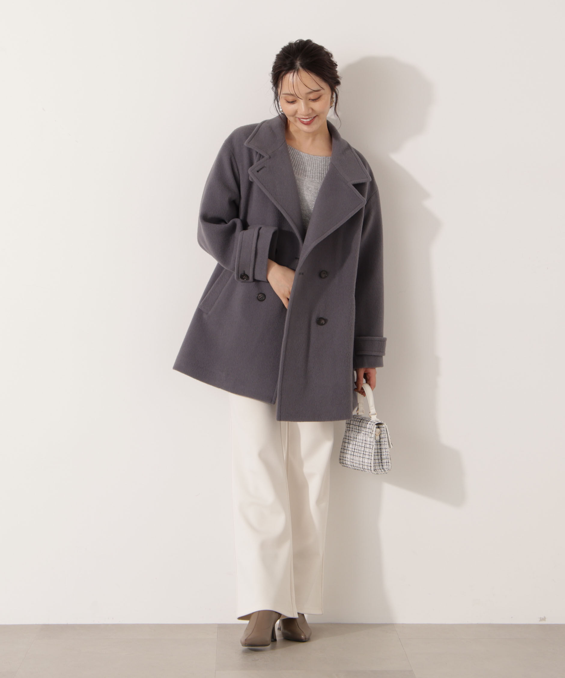 PROPORTION BODY DRESSING「2wayミドルコート 25AW」|ブルゾン・スタジャン|