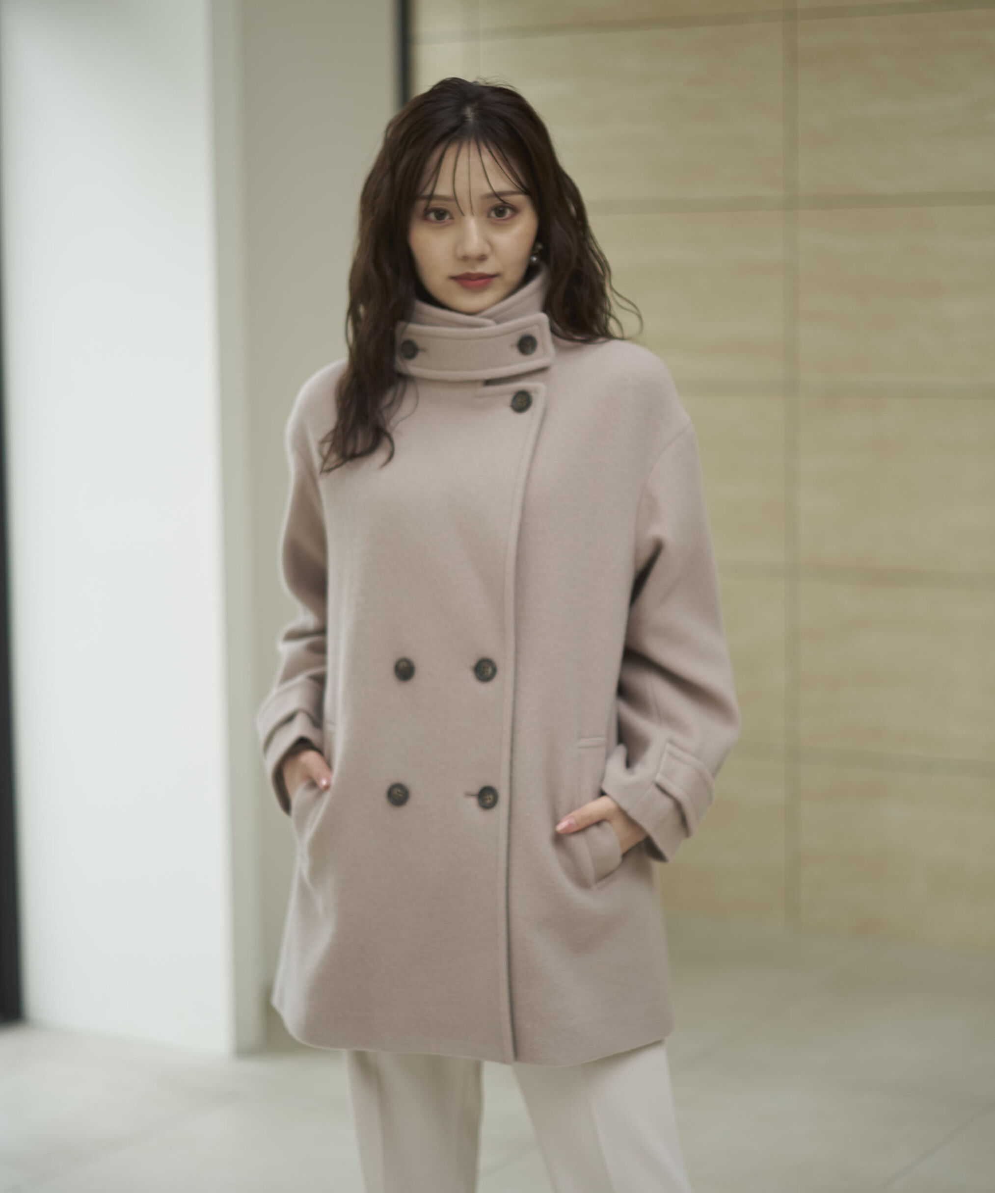 PROPORTION BODY DRESSING「2wayミドルコート 25AW」|ブルゾン・スタジャン|