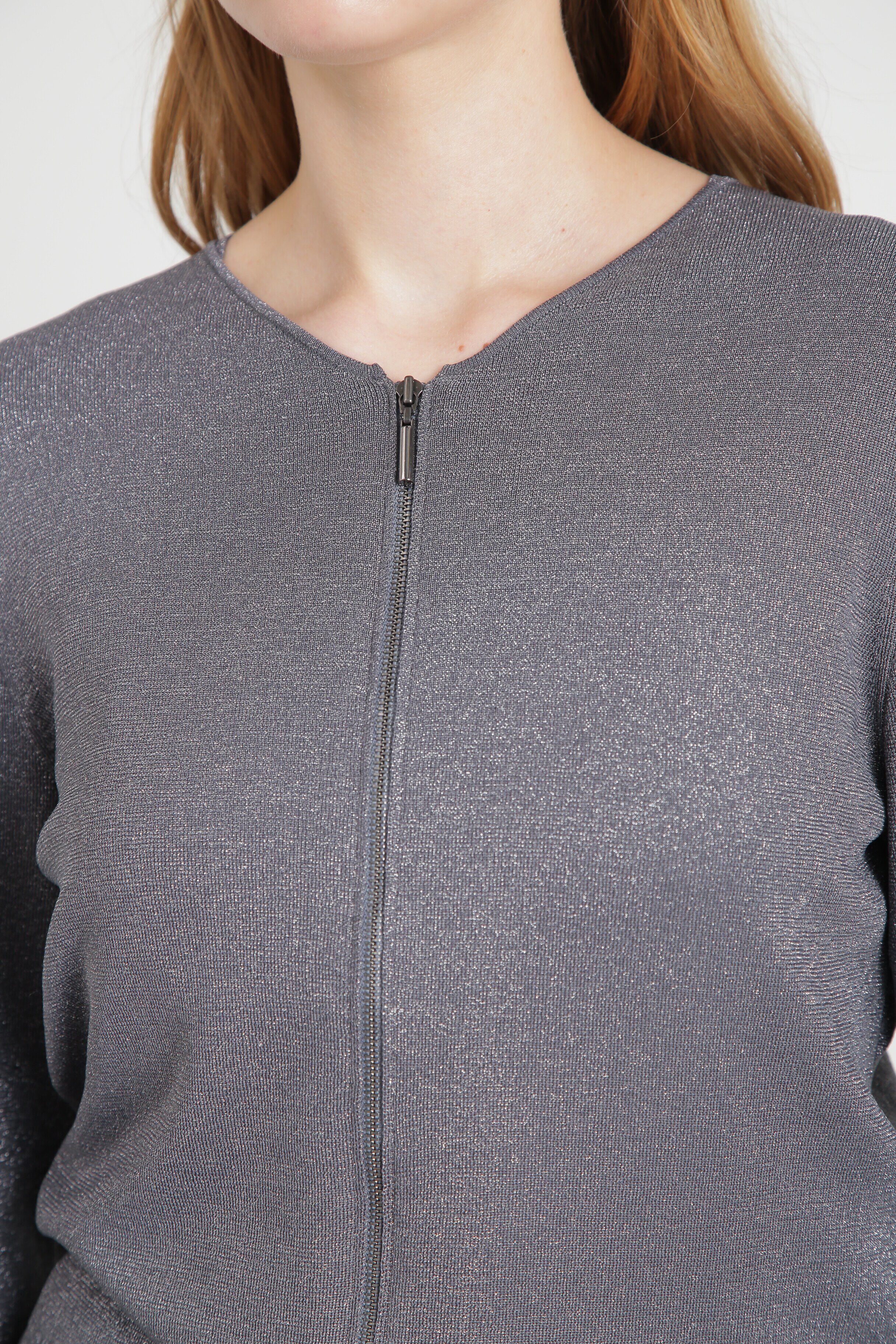  「◆ジップアップラメニットブルゾン」|その他|