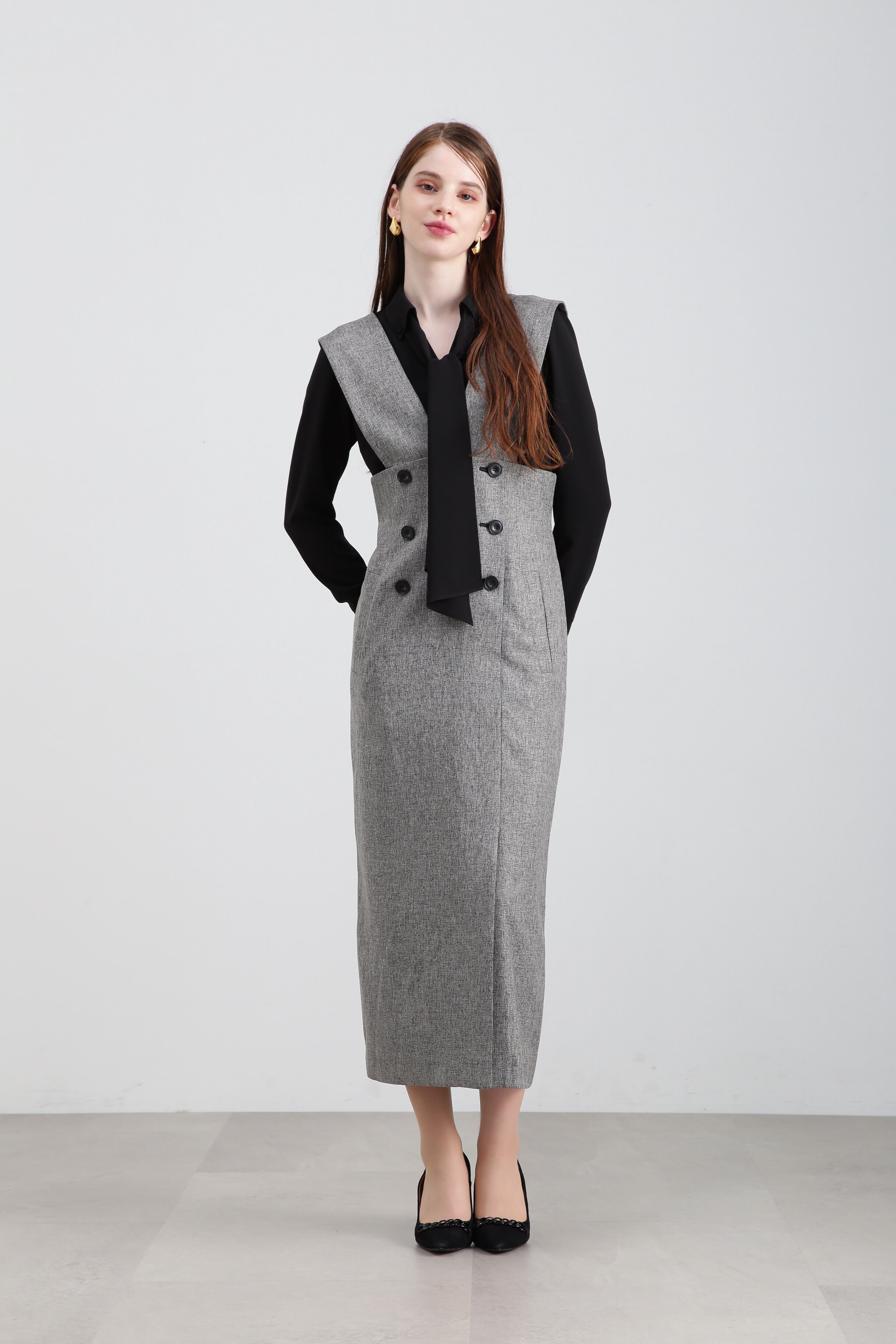  「◆ボタンダウンボウタイシャツ」|シャツ・ブラウス|