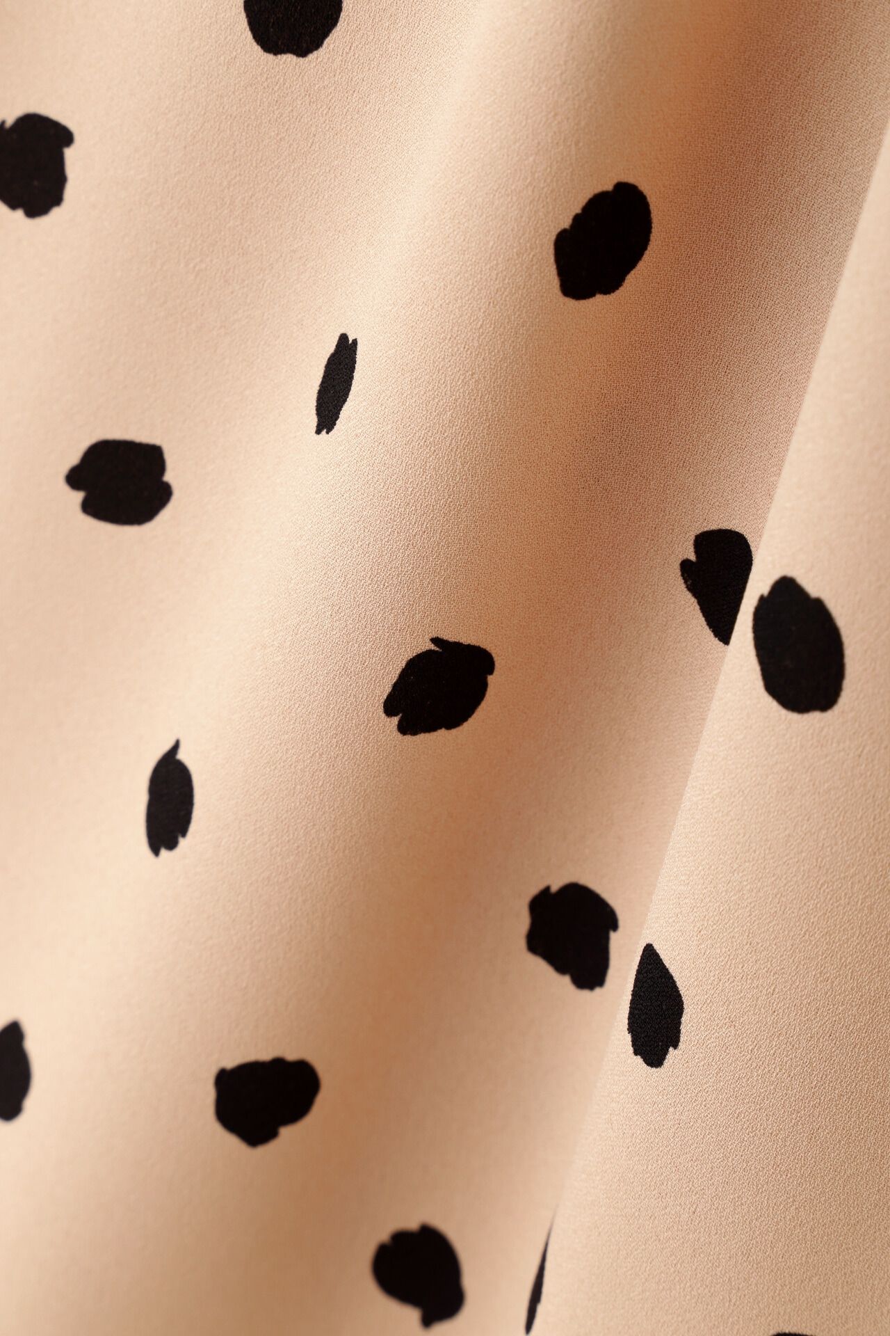  「◆ランダムドットラグランラッフルブラウス」|シャツ・ブラウス|