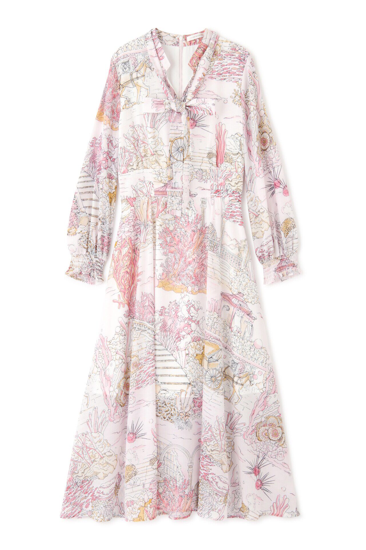  「◆ノーティカルプリントワンピース」|ワンピース|