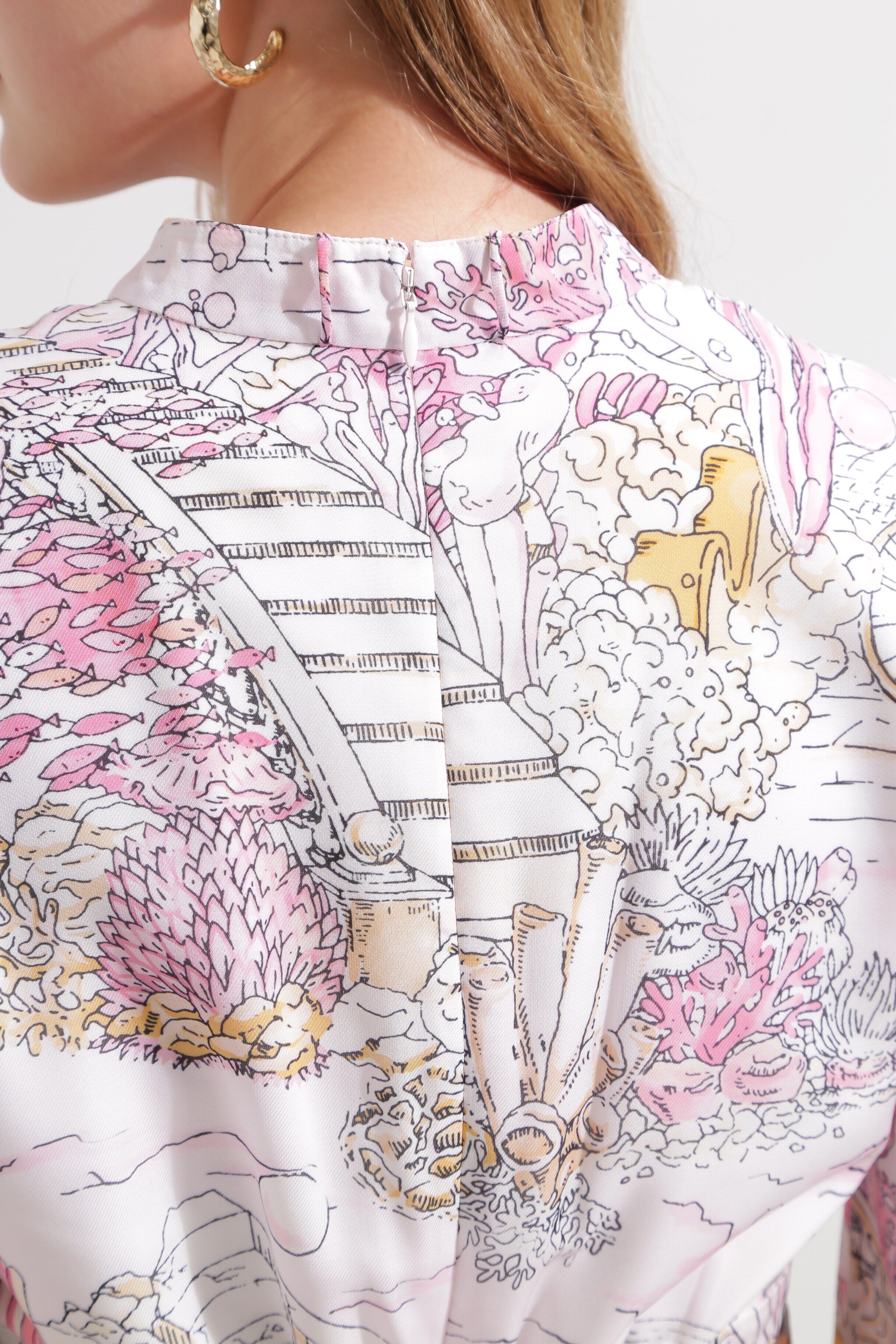  「◆ノーティカルプリントワンピース」|ワンピース|