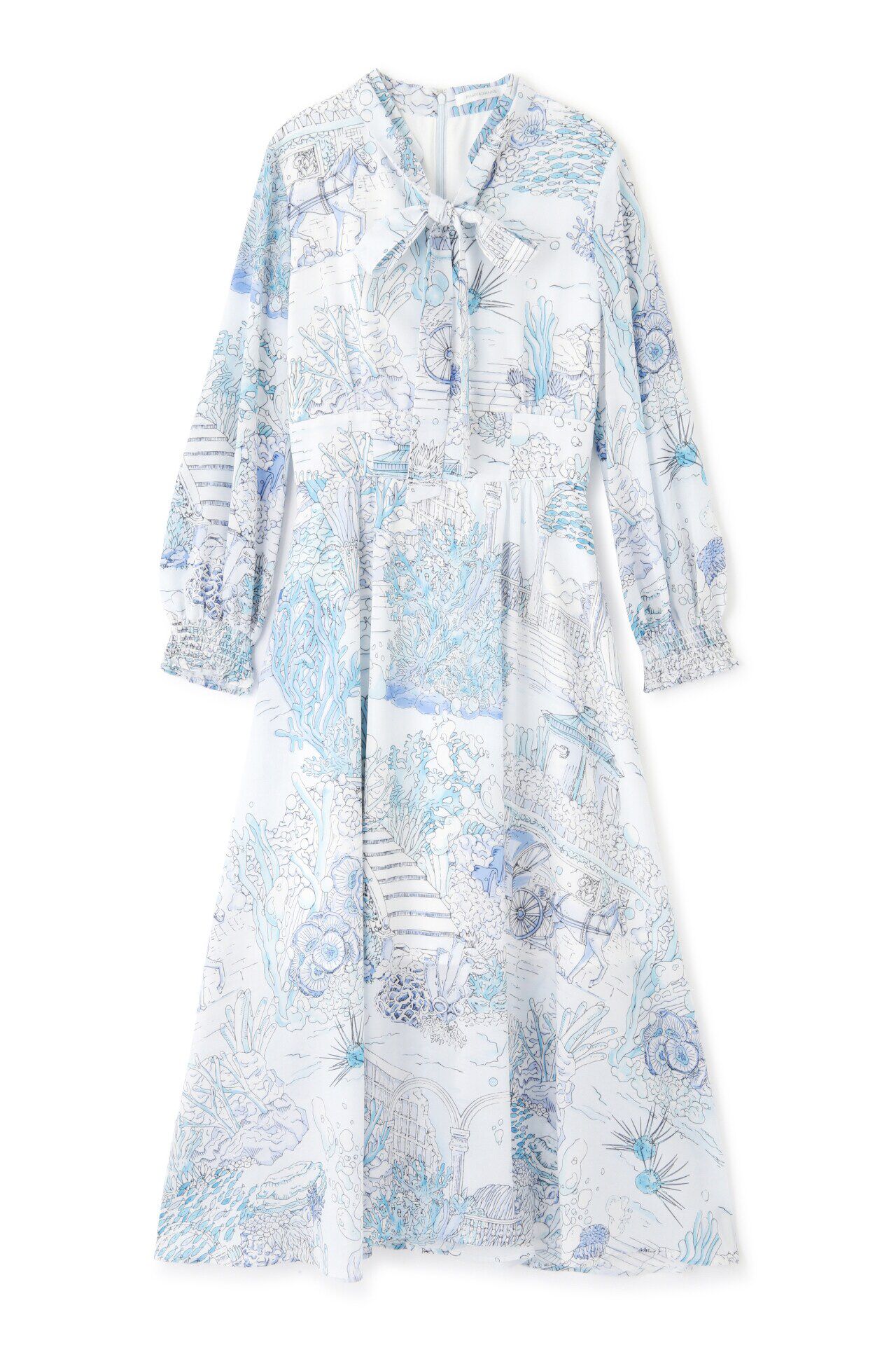  「◆ノーティカルプリントワンピース」|ワンピース|