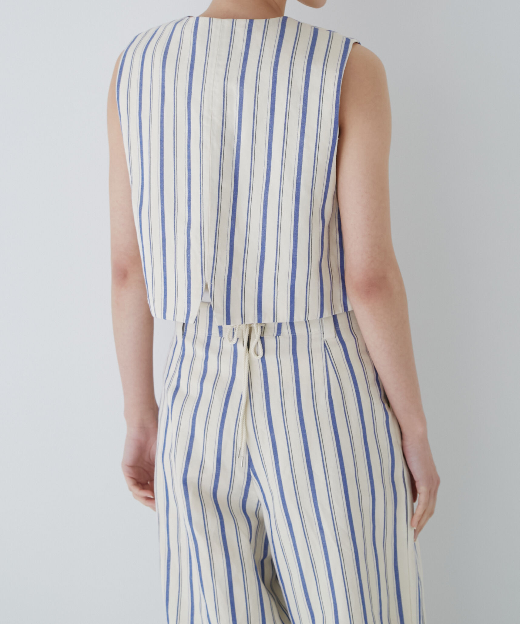  「◆綿麻ストライプジレ」|シャツ・ブラウス|