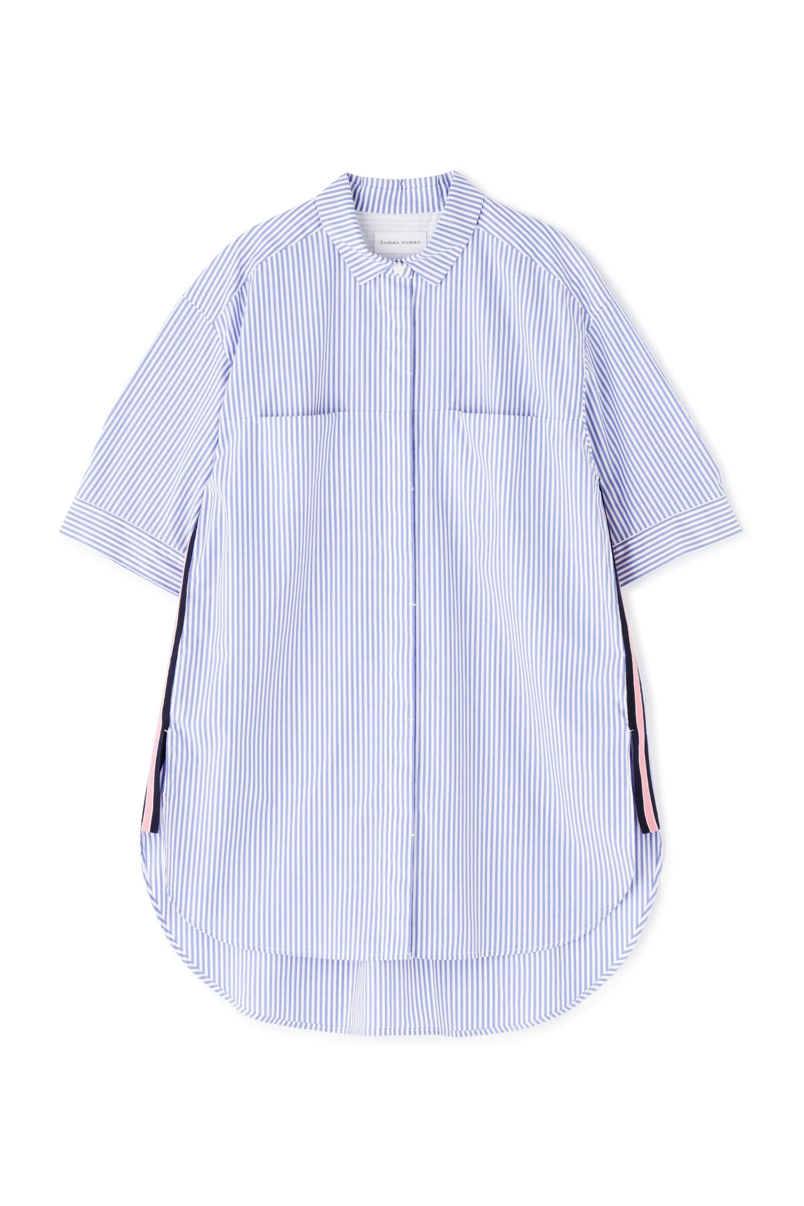  「◆スポーティストライプブラウス」|シャツ・ブラウス|