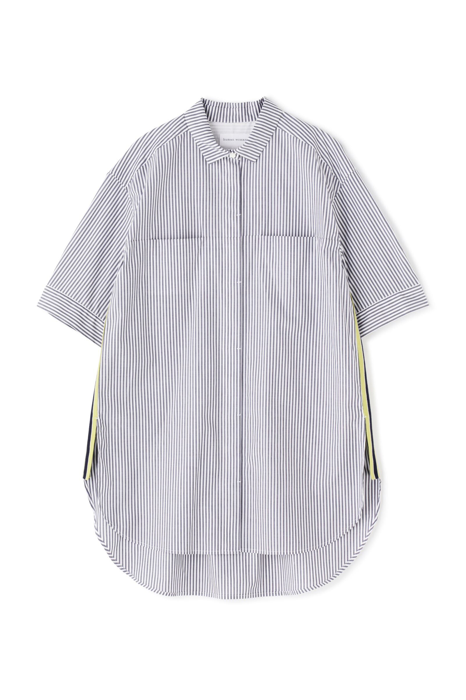  「◆スポーティストライプブラウス」|シャツ・ブラウス|