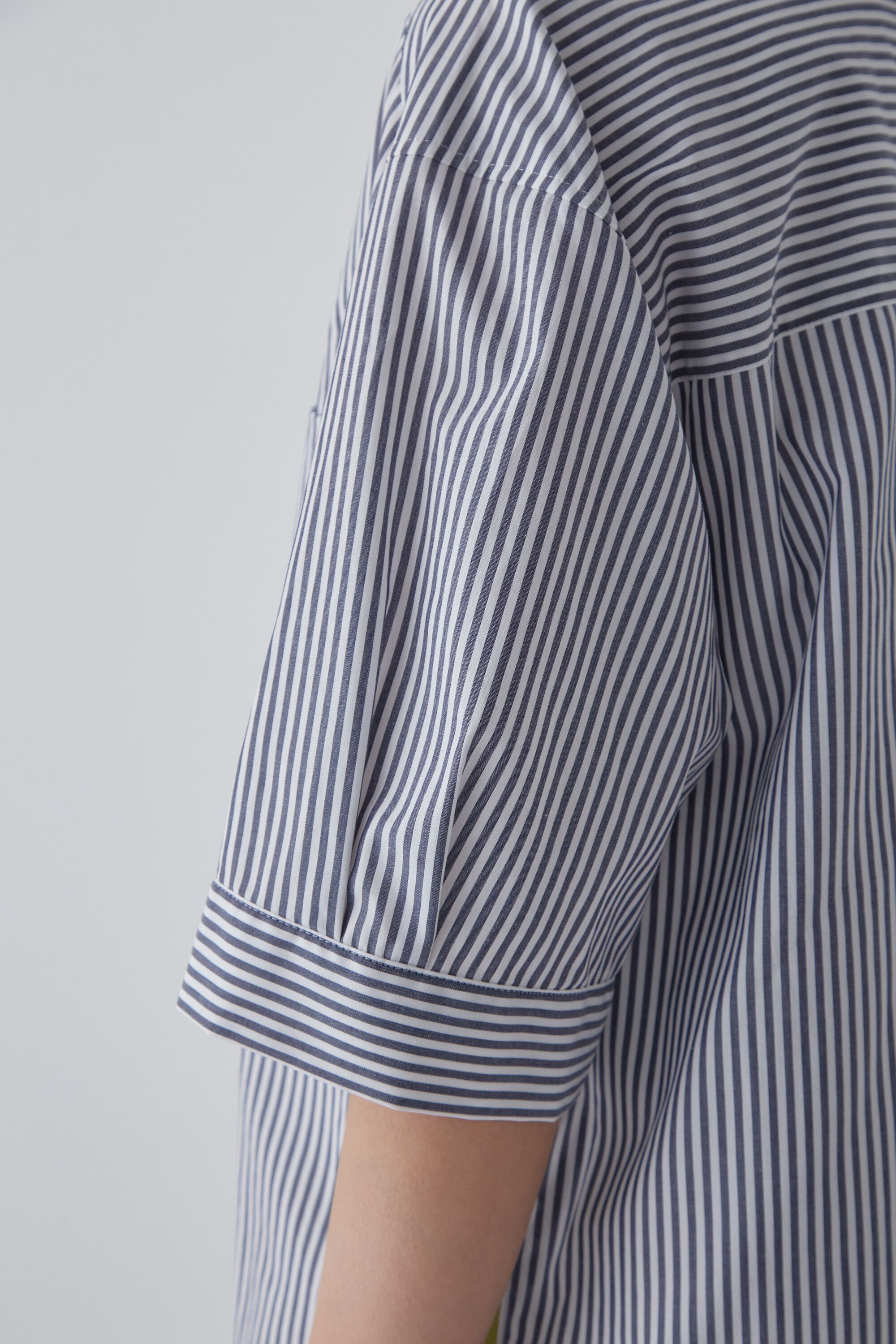  「◆スポーティストライプブラウス」|シャツ・ブラウス|