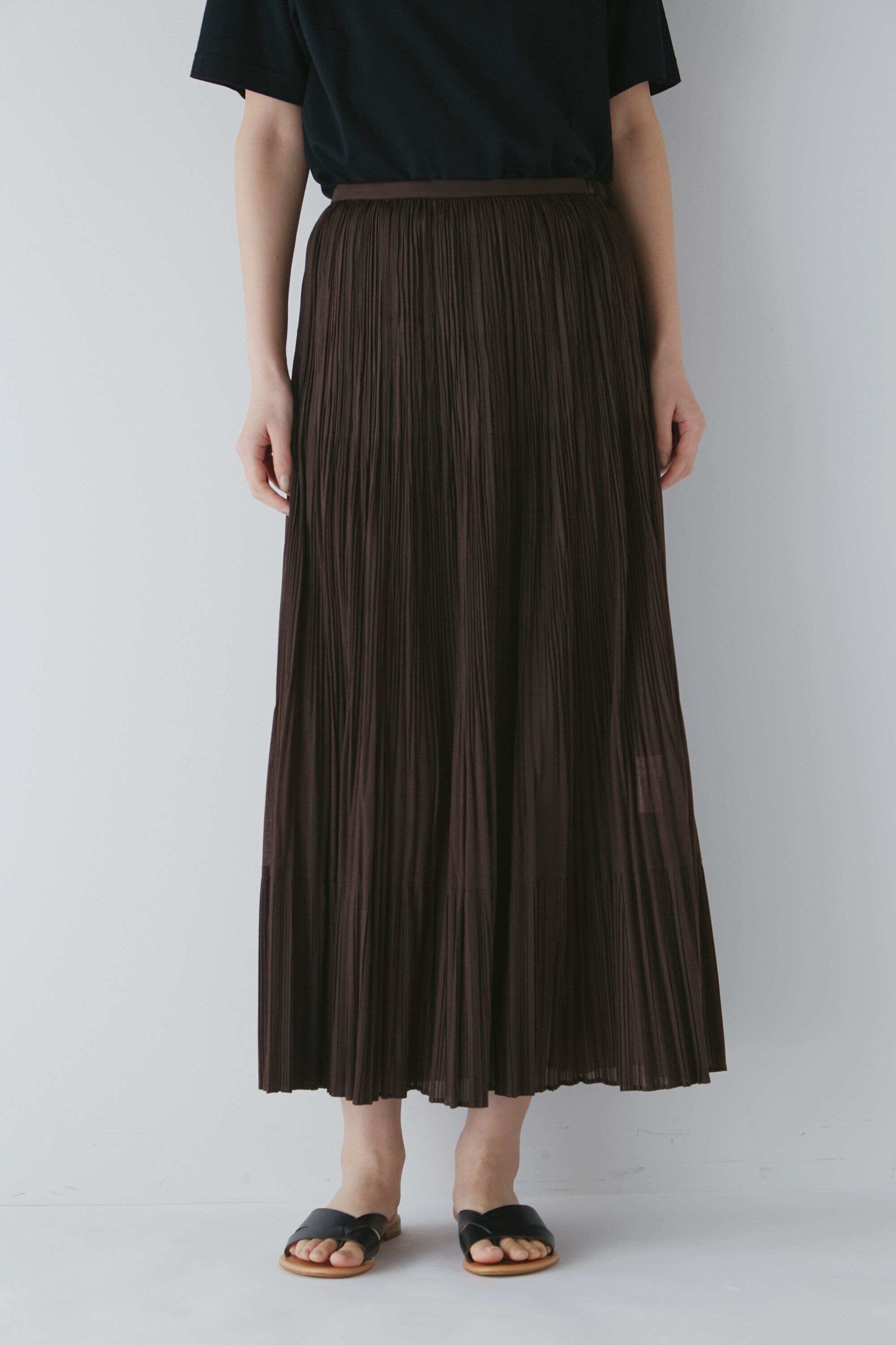  「◆オーガンジープリーツスカート」|スカート|