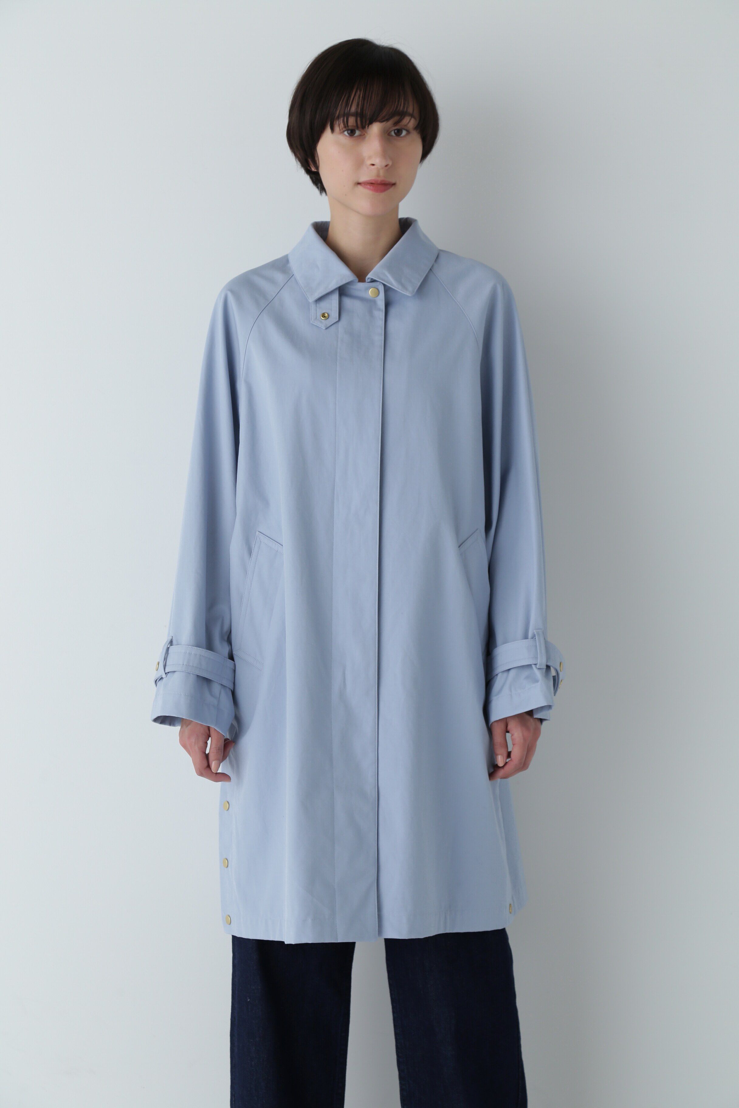  「コットンボンディングステンカラーコート」|その他|