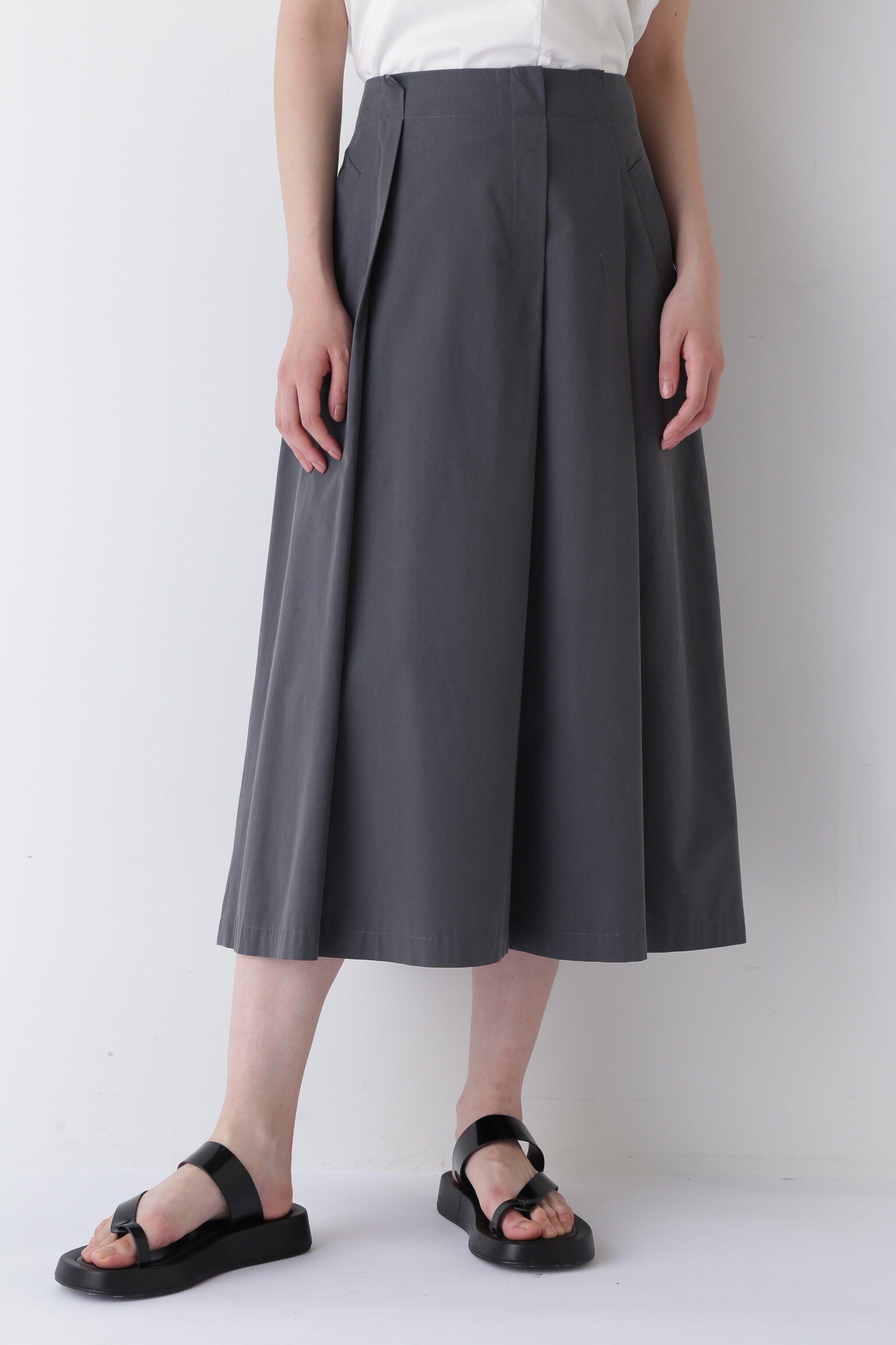  「◆コットンキュプラタックスカート」|スカート|