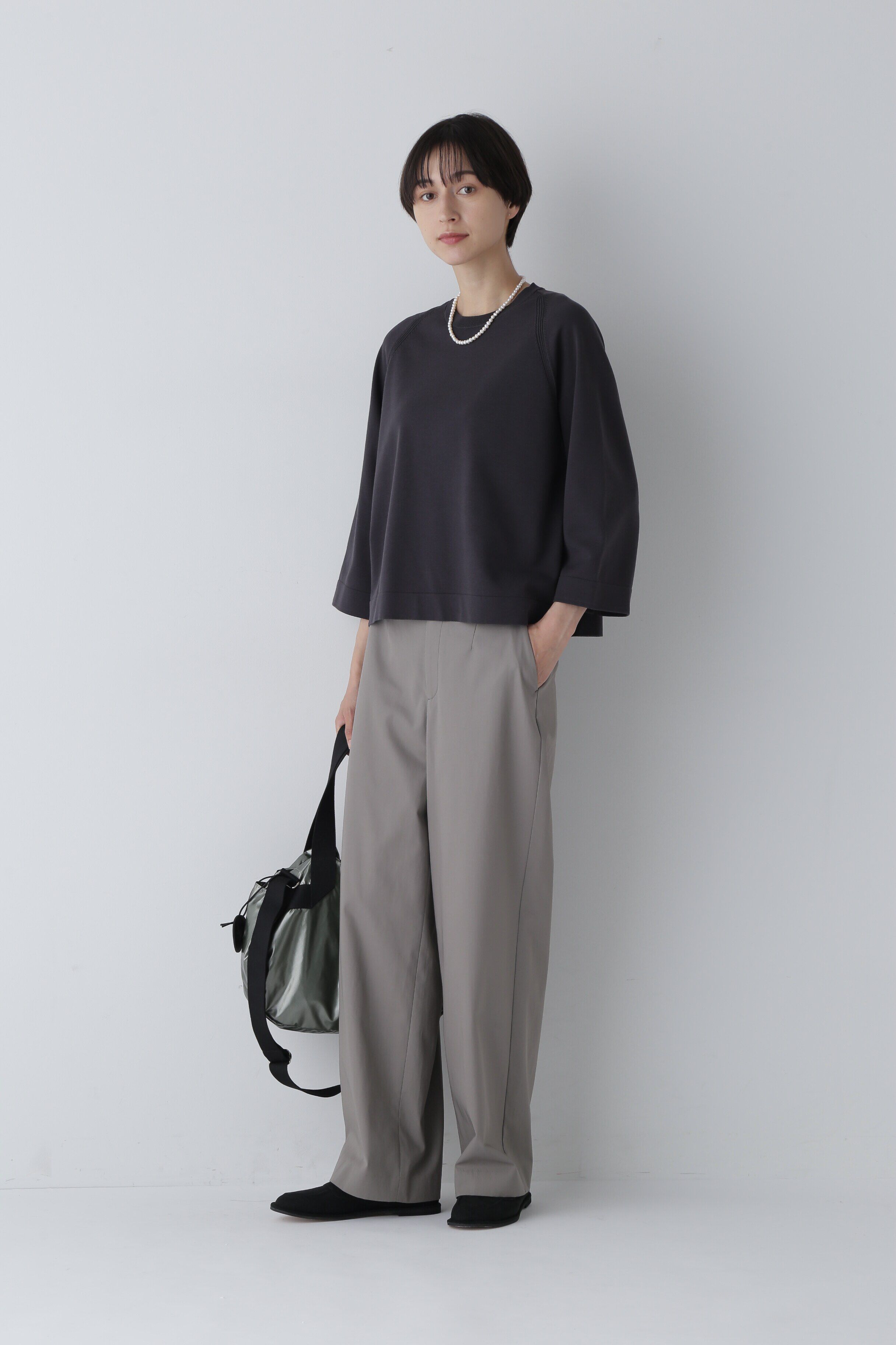  「◆コットンツイルセミワイドパンツ」|その他|