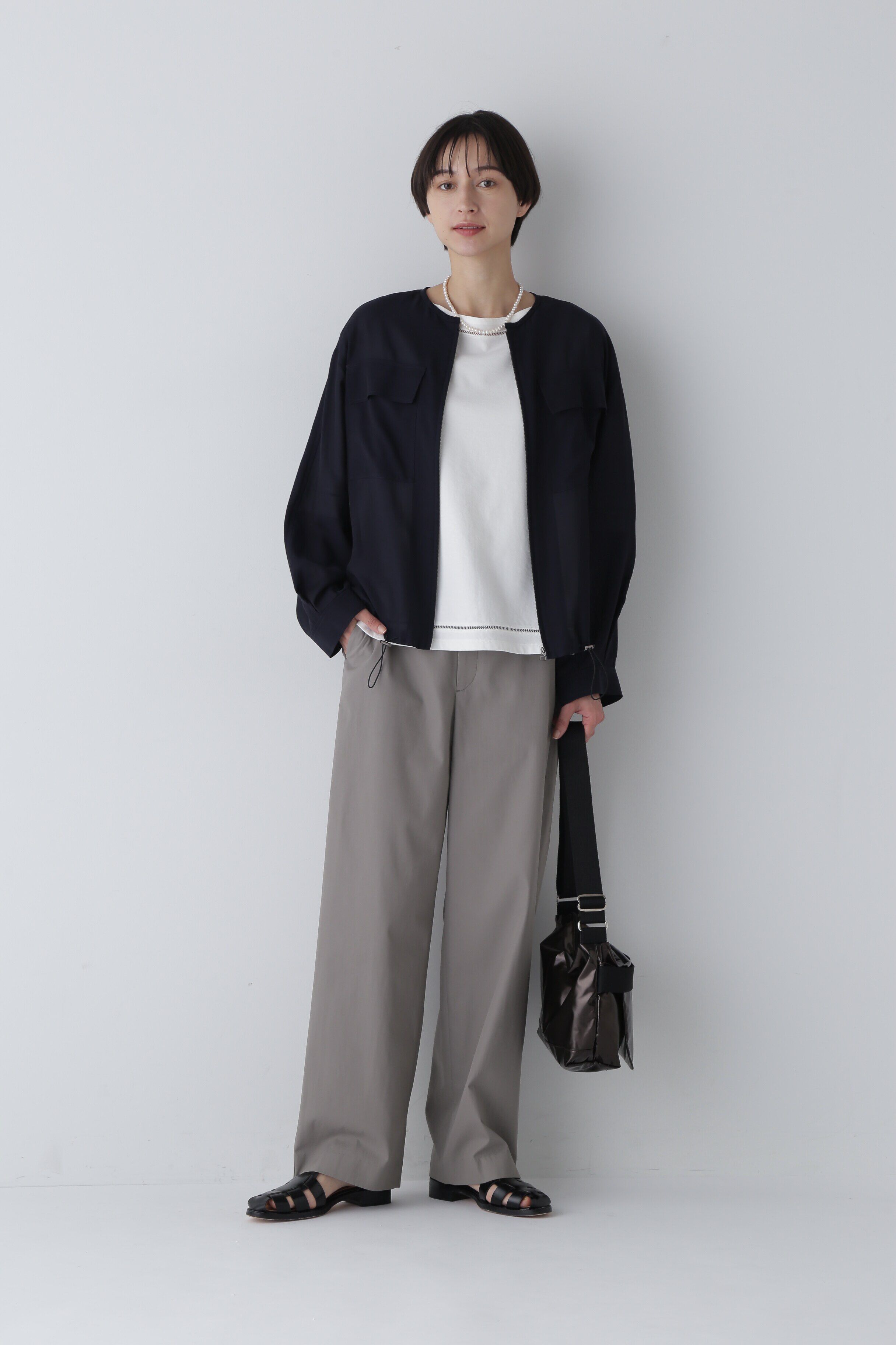  「◆コットンツイルセミワイドパンツ」|その他|